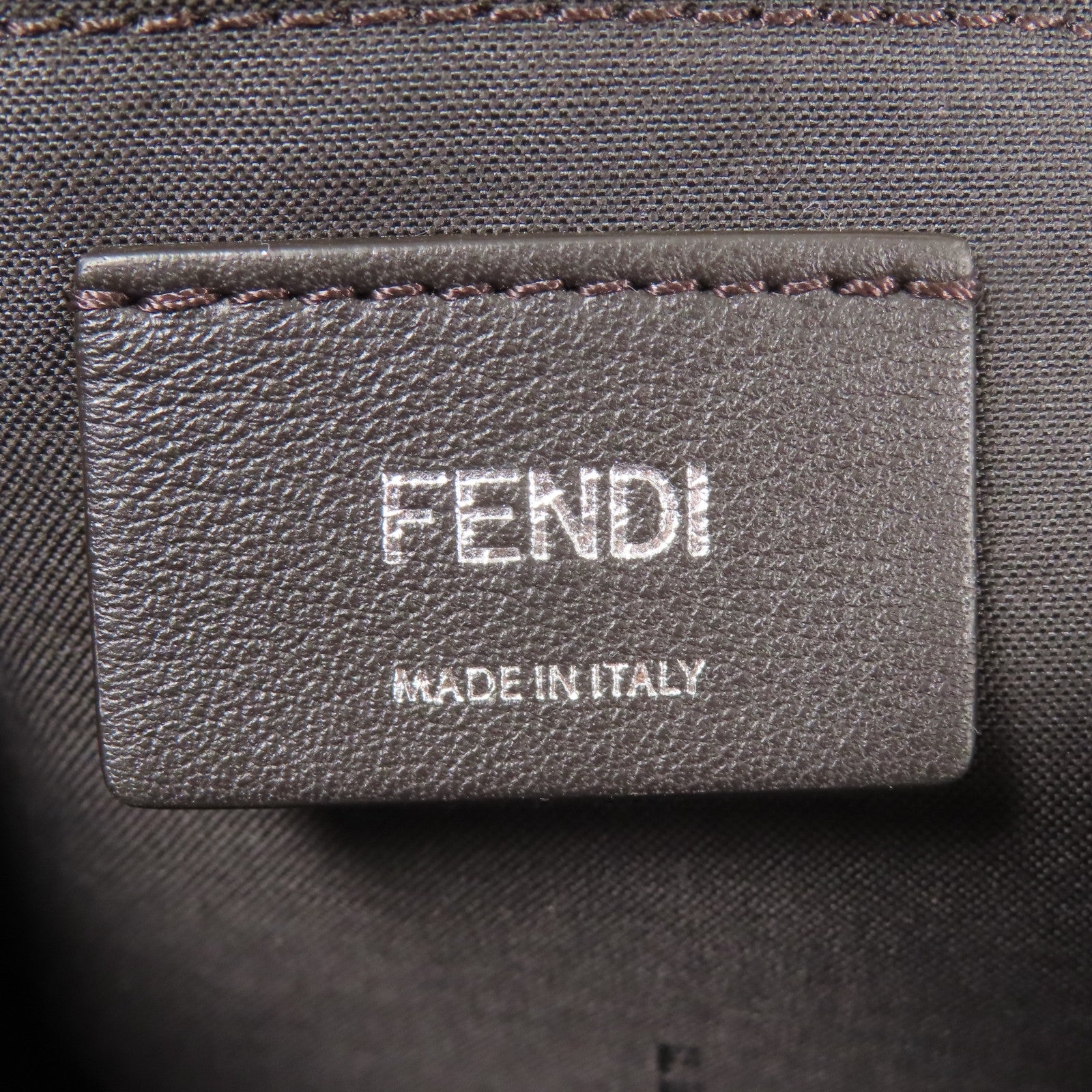 FENDI 牛皮皮革By The Way Mini銀扣肩背袋