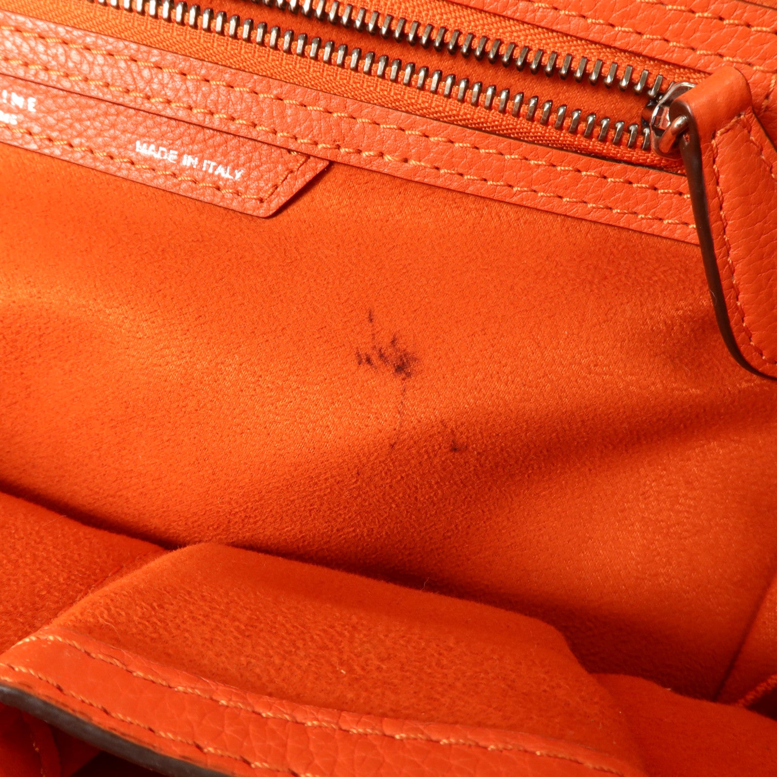 CELINE 牛皮皮革Mini Luggage手挽袋