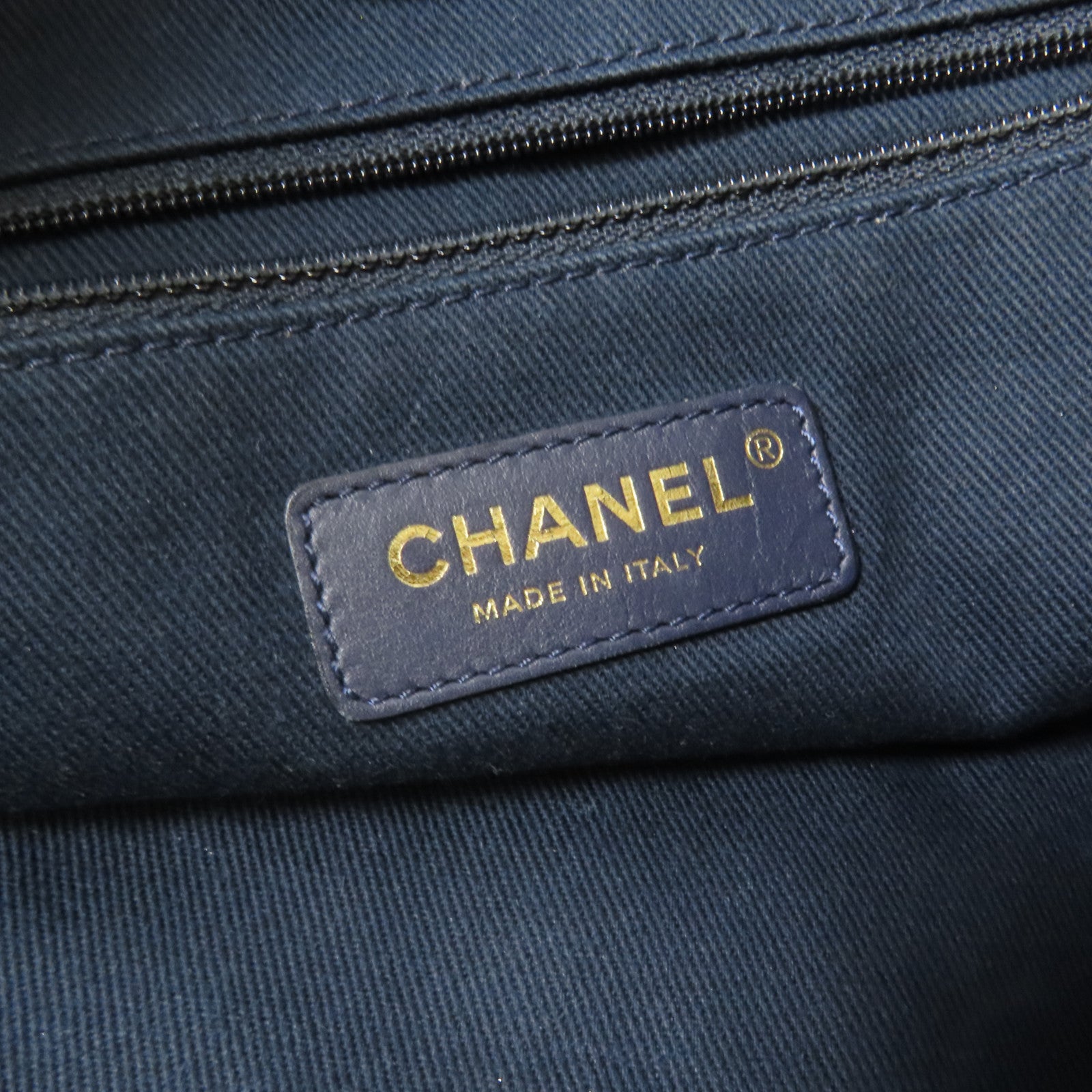 CHANEL Straw Small Deauville Tote Bag金扣鏈帶肩背袋