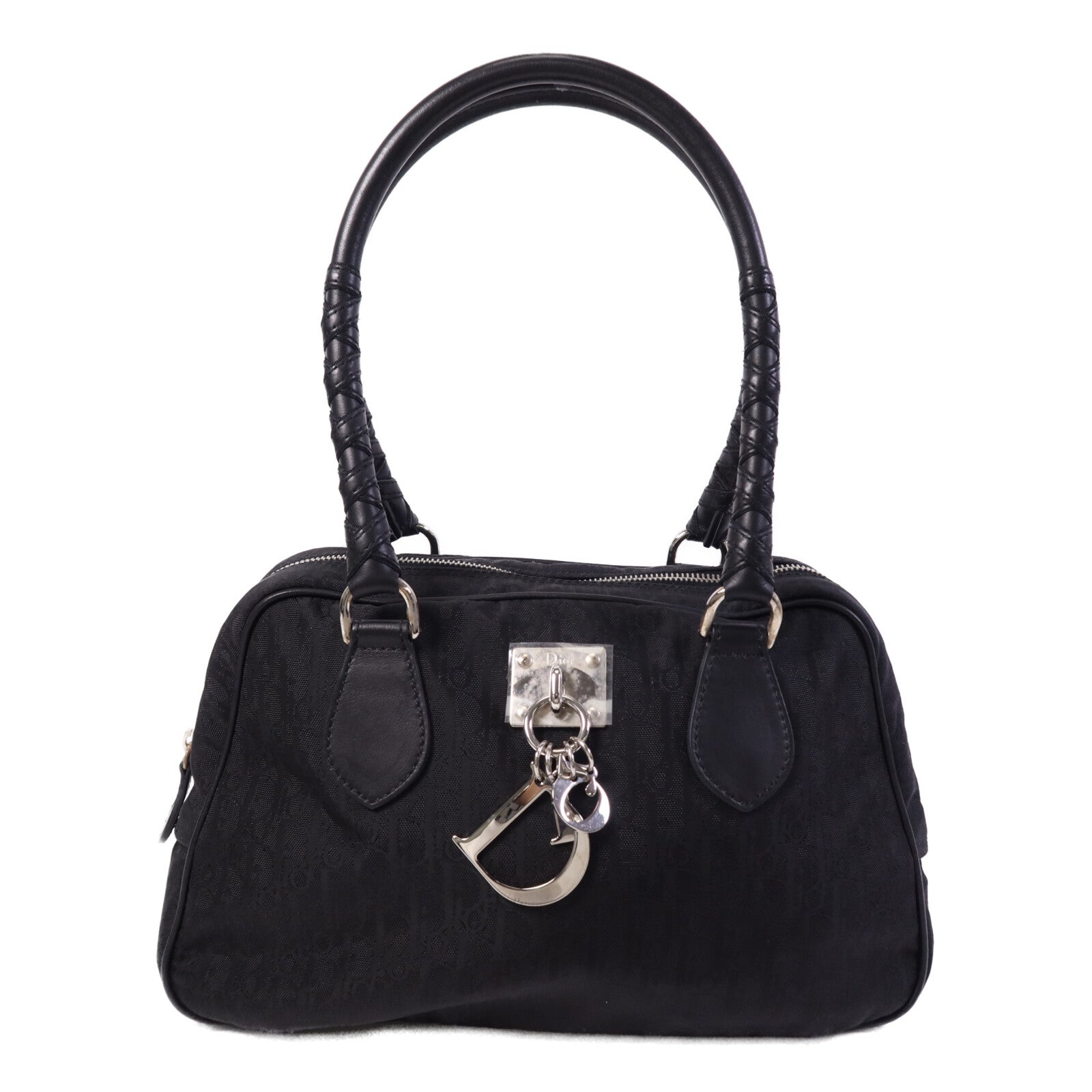 Dior 帆布Tote Bag銀扣手挽袋