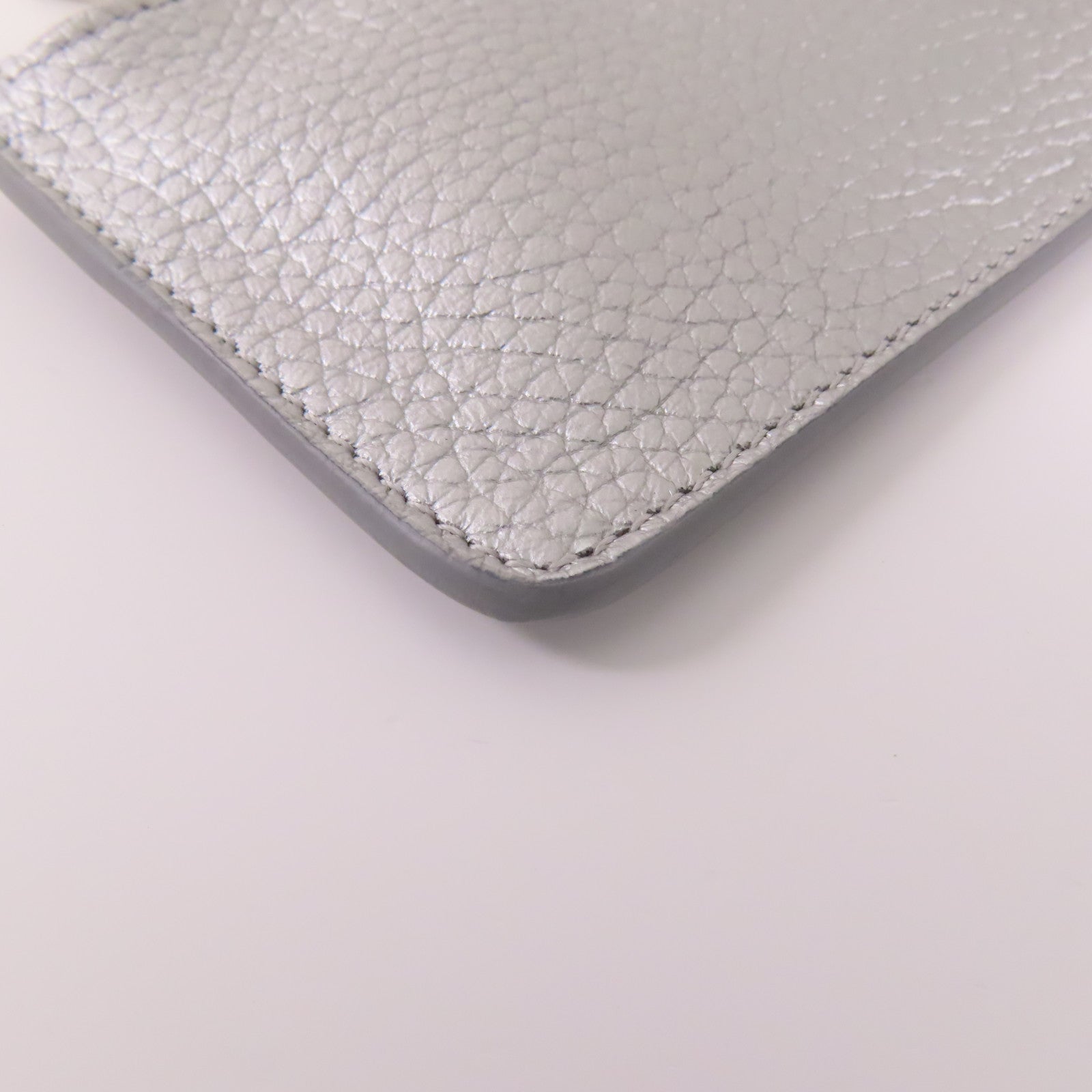 SELECTION 皮革Alexander Mcqueen Coin Case銀扣零錢包