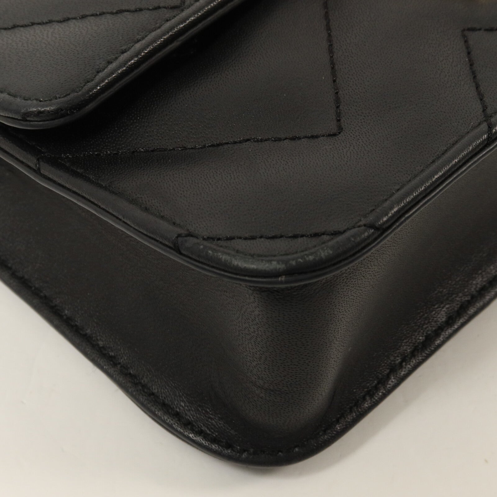 Furla 牛皮皮革Chain Shoulder鏈帶肩背袋