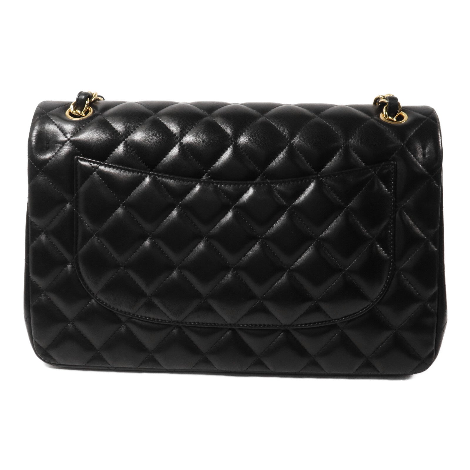 CHANEL 羊皮皮革Large Classic鏈帶肩背袋