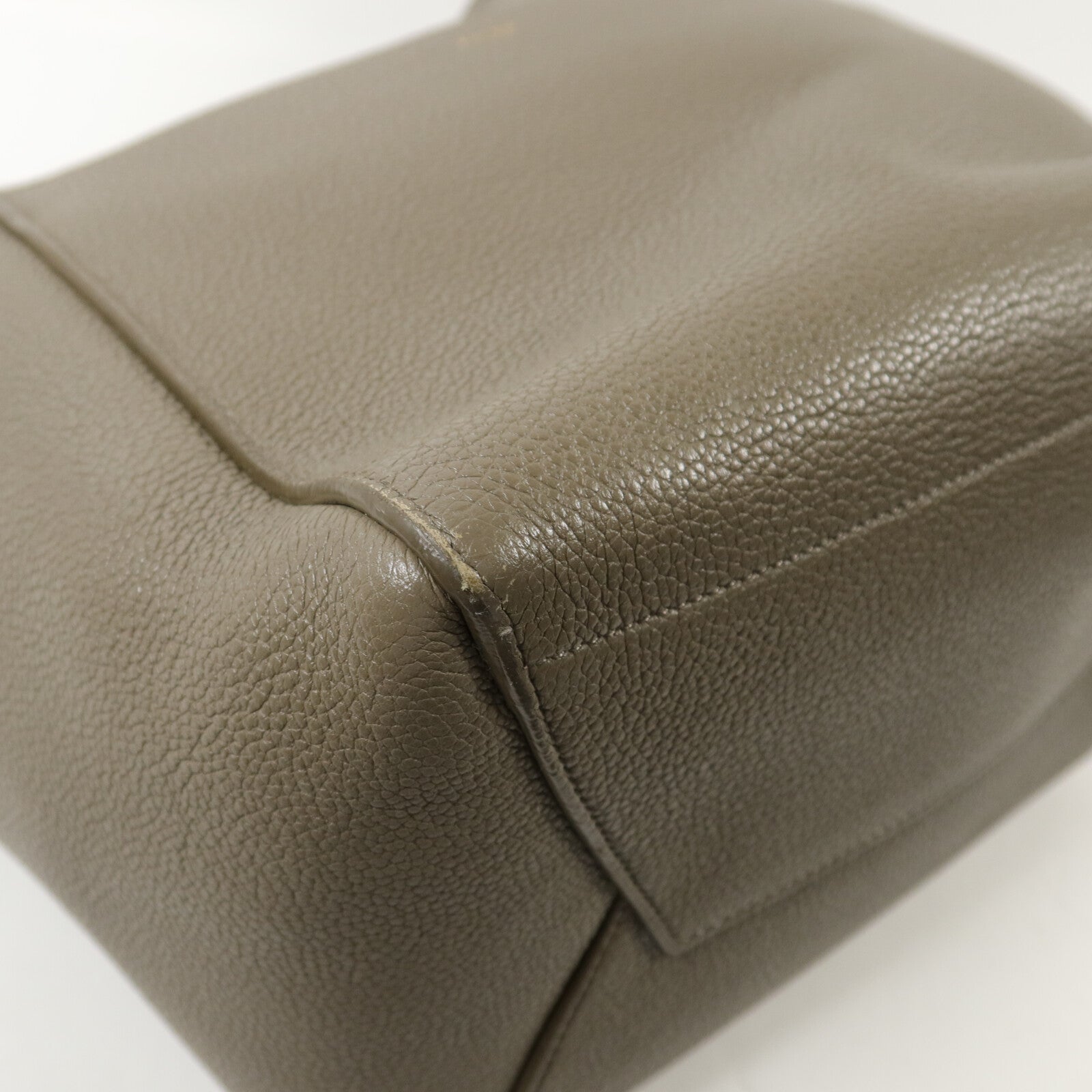 CELINE 牛皮皮革Sangle Bucket Large手挽袋