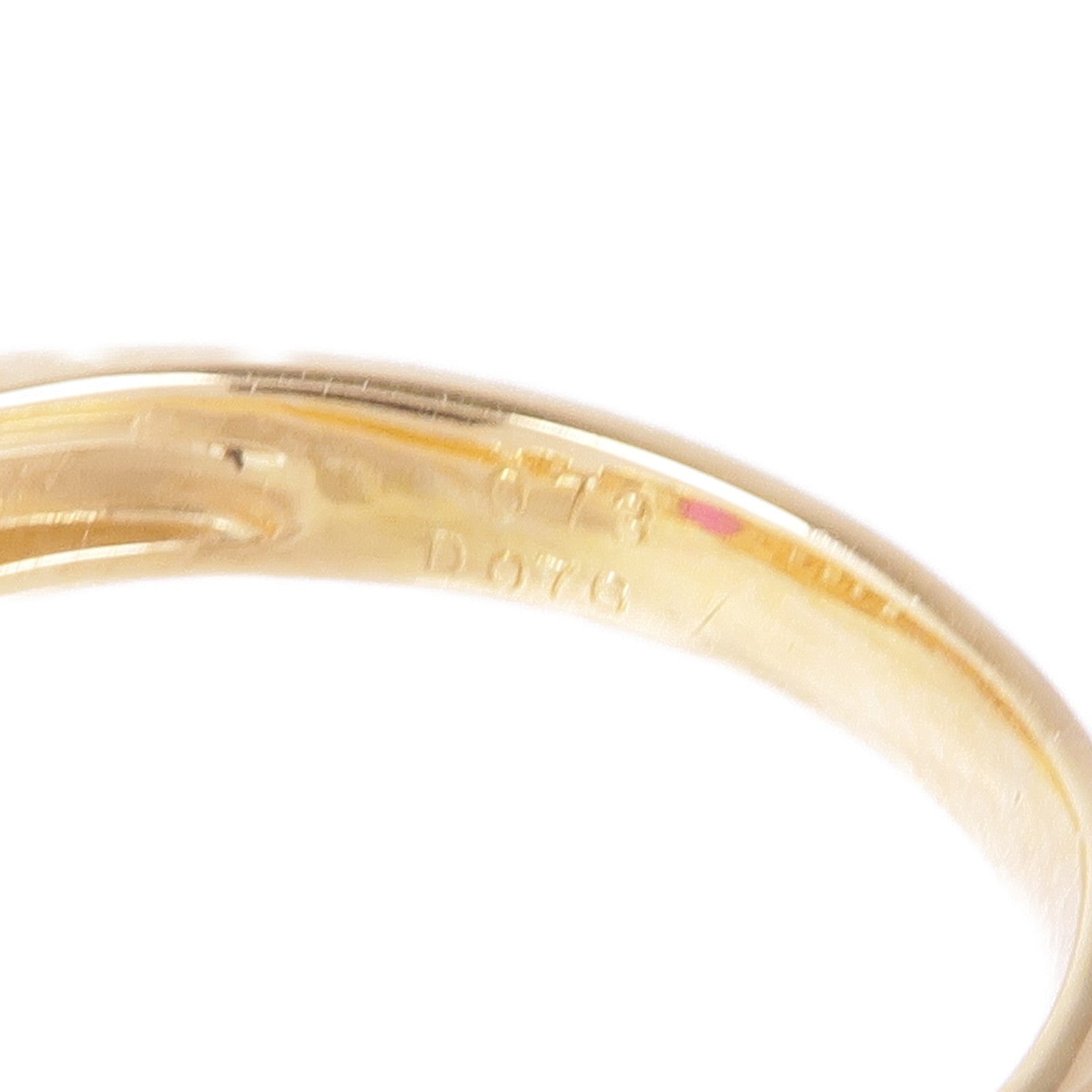 JEWELRY 18K黃金Ruby Diamond Ring紅寶石/鑽石戒指US#6