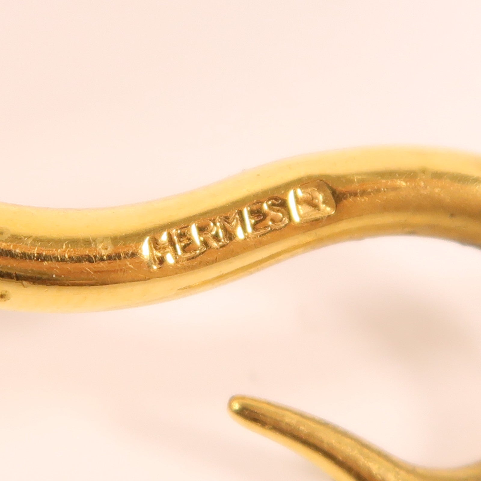 HERMES Epsom皮革Jumbo Bracelet金扣手鏈