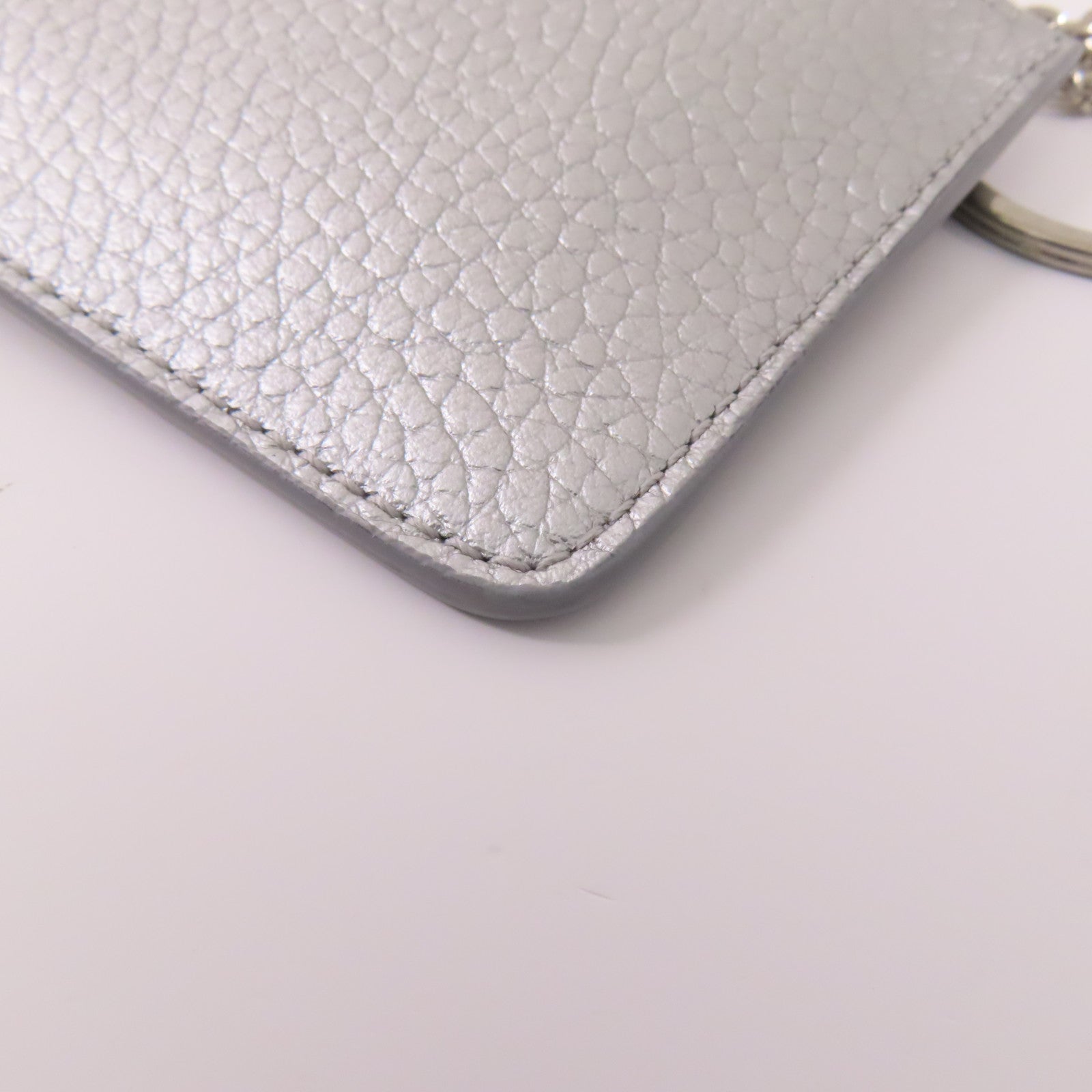 SELECTION 皮革Alexander Mcqueen Coin Case銀扣零錢包
