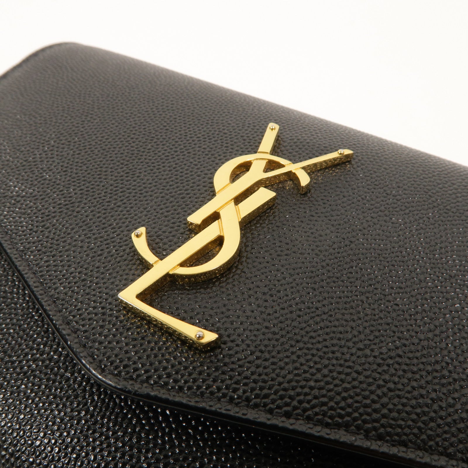 SAINT LAURENT 牛皮皮革Uptown Chain Wallet鏈帶肩背袋
