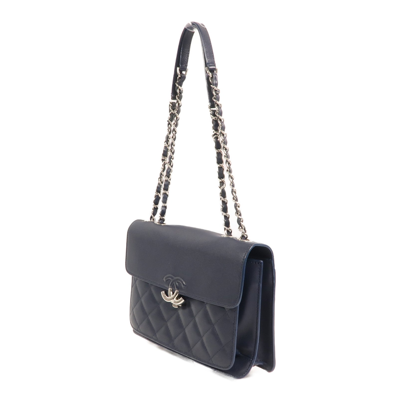 CHANEL 牛皮皮革Mini Urban Companion Flap Bag鏈帶肩背袋