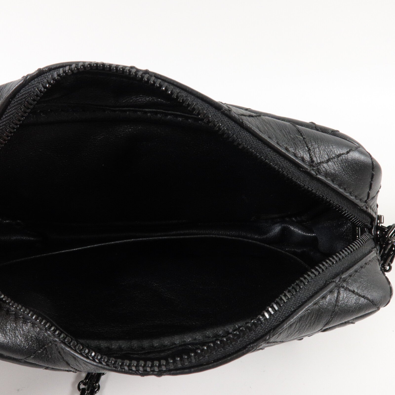 CHANEL 羊皮皮革2.55 Camera Bag鏈帶肩背袋
