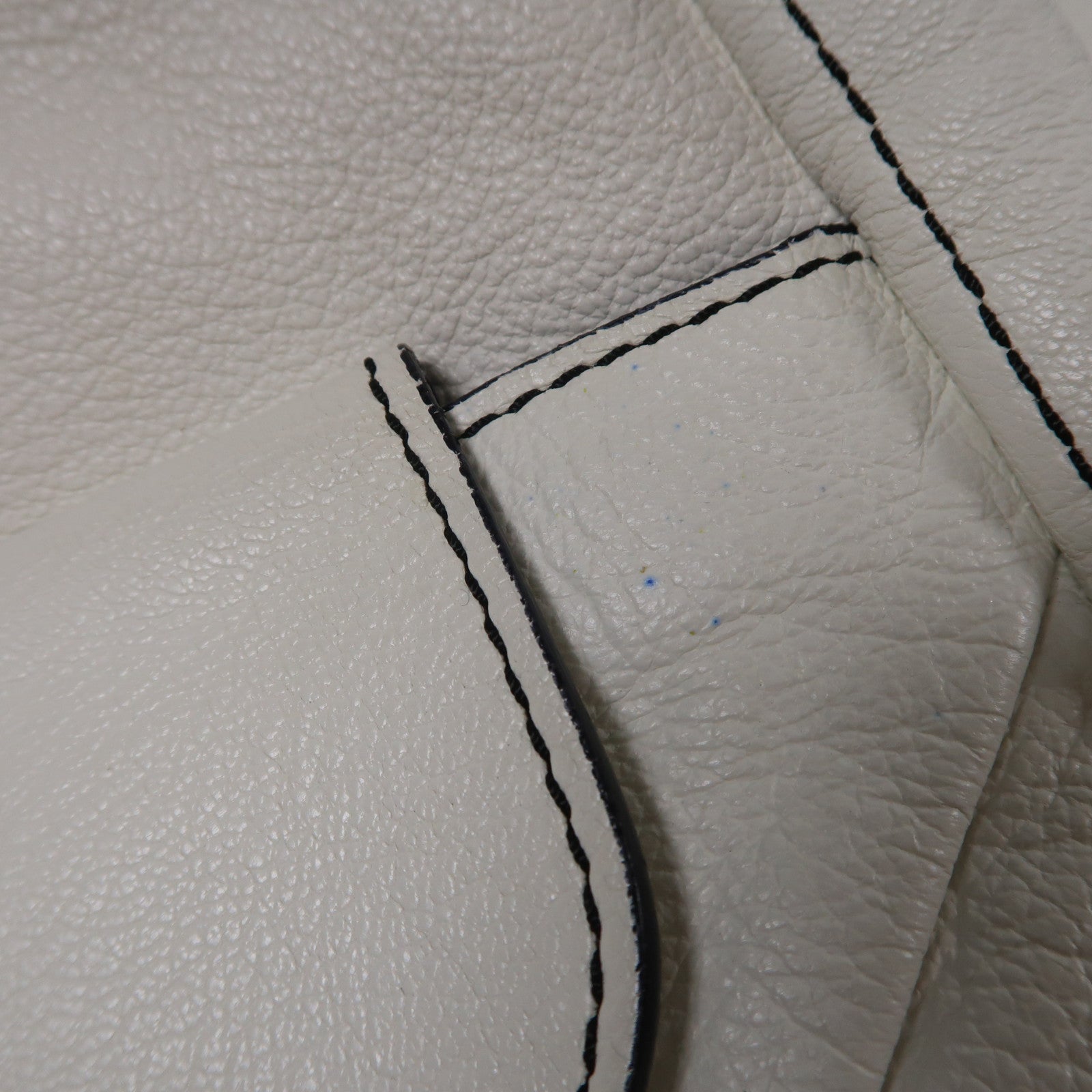 Valentino GHW Handbag Calfskin Leather White