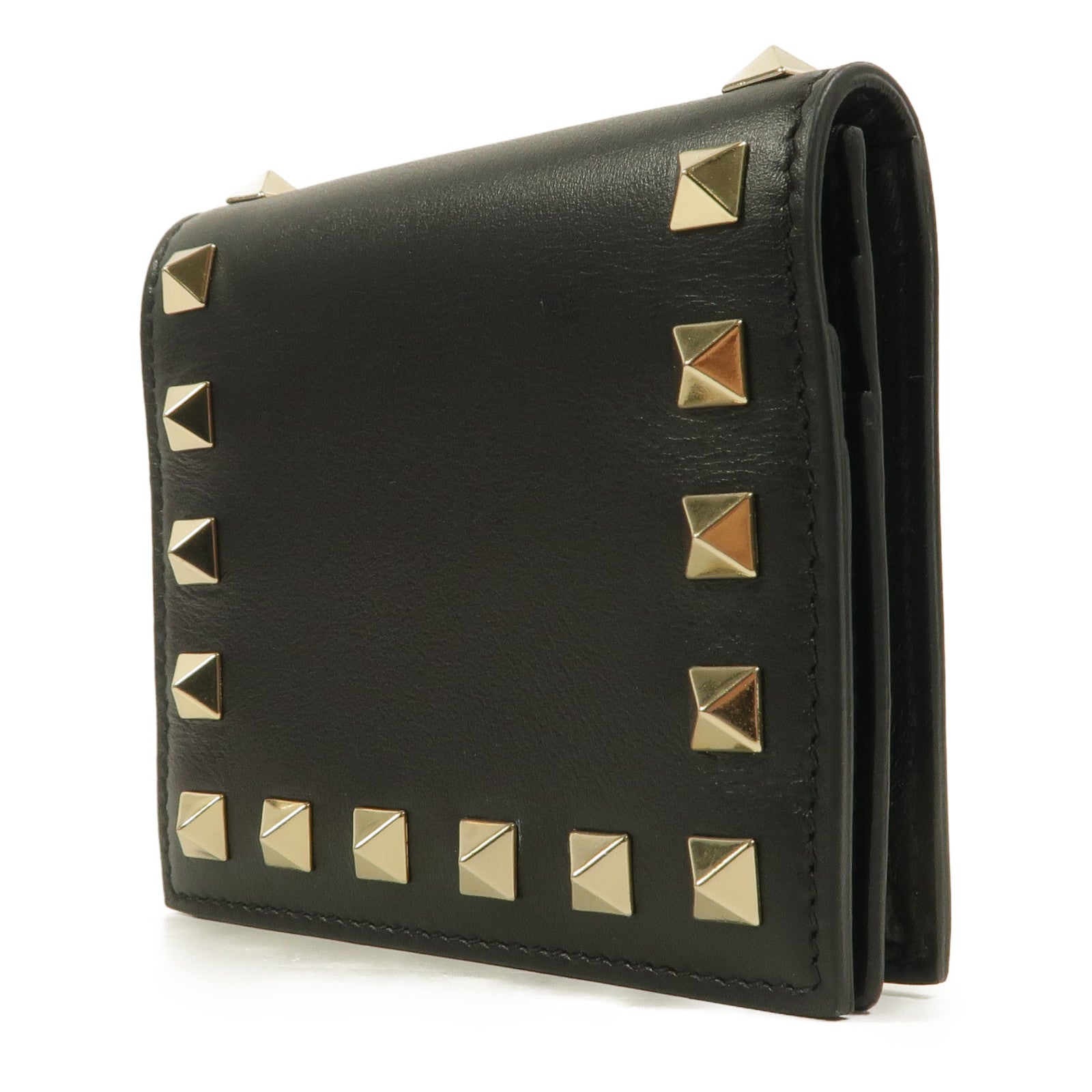 Valentino 牛皮皮革Rockstud Card Case卡片套