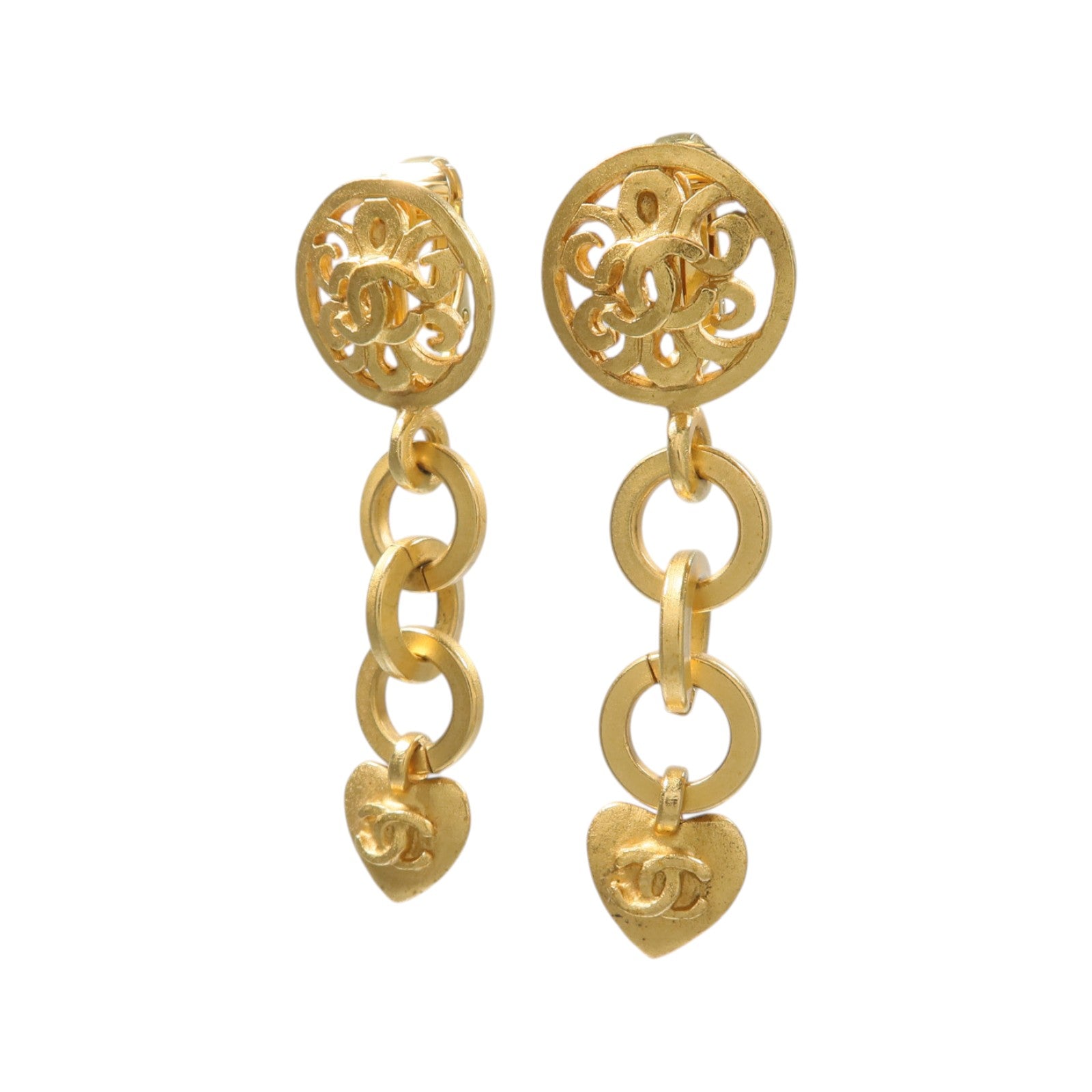 CHANEL 金屬Vintage Earrings耳環