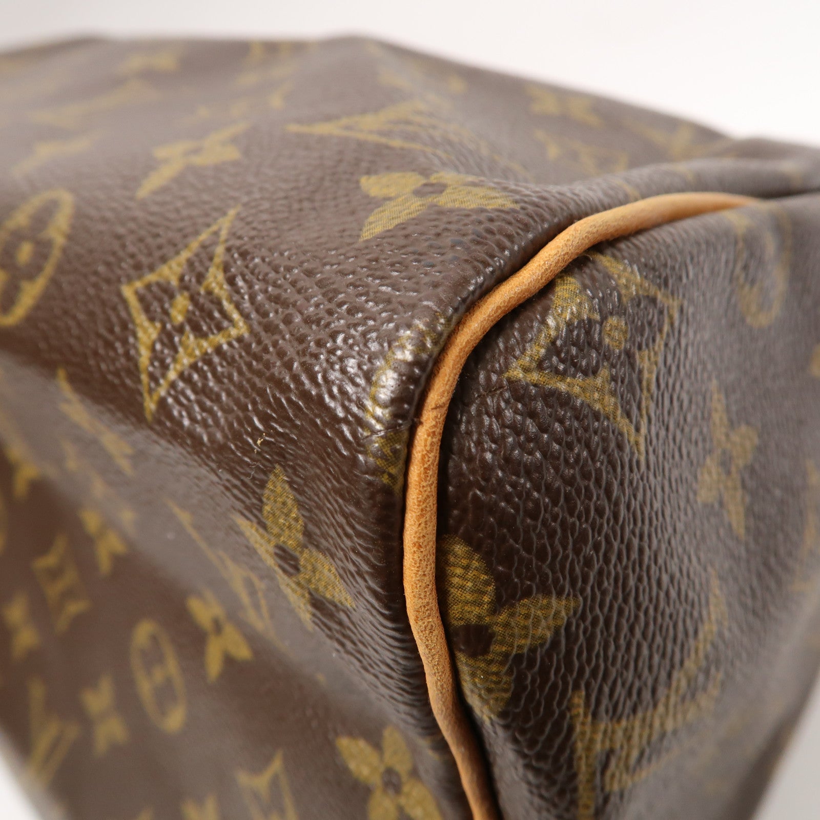 LOUIS VUITTON 【激減優惠】Monogram Speedy 30金扣手挽袋啡色