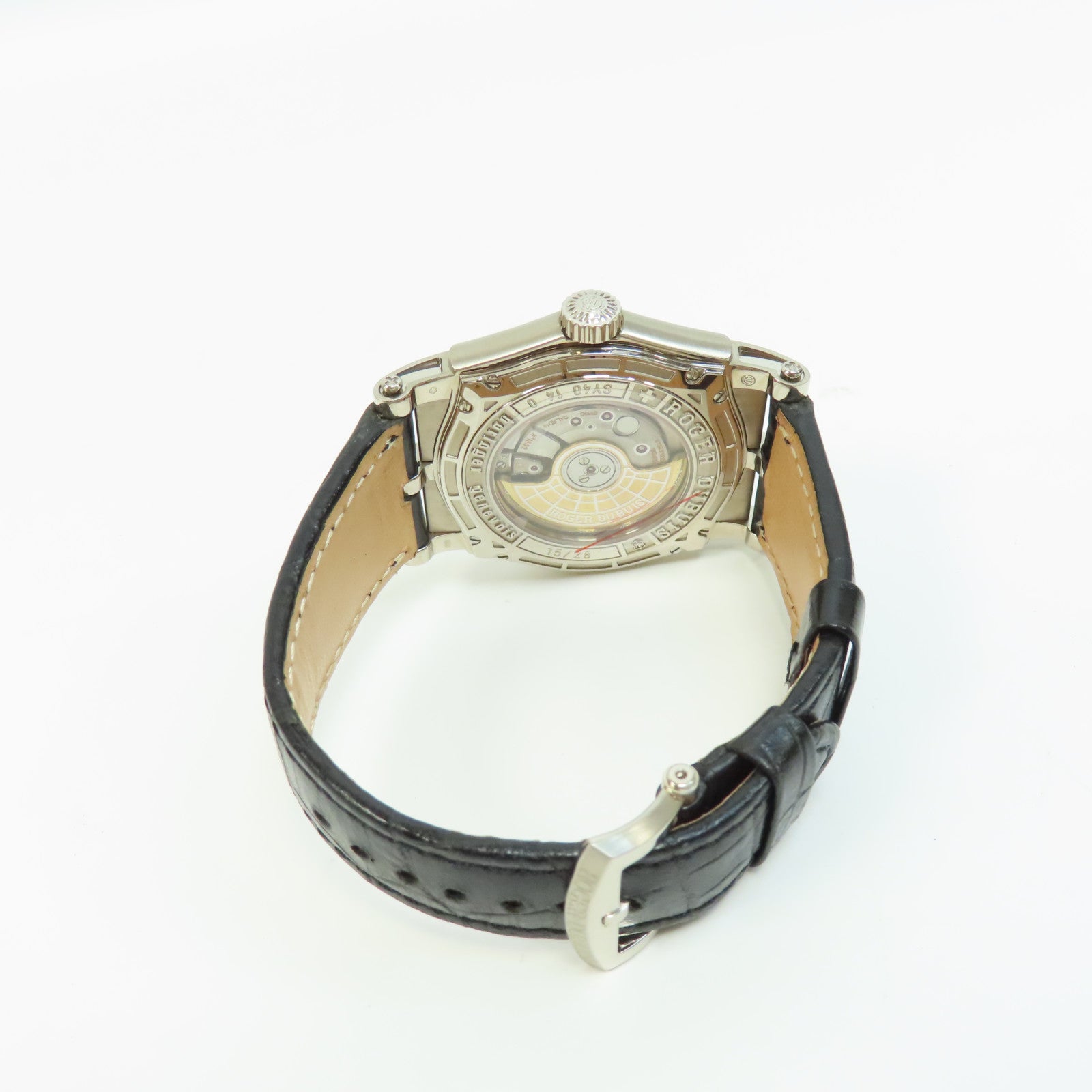ROGER DUBUIS Sympathie18K白金手錶自動機芯白色