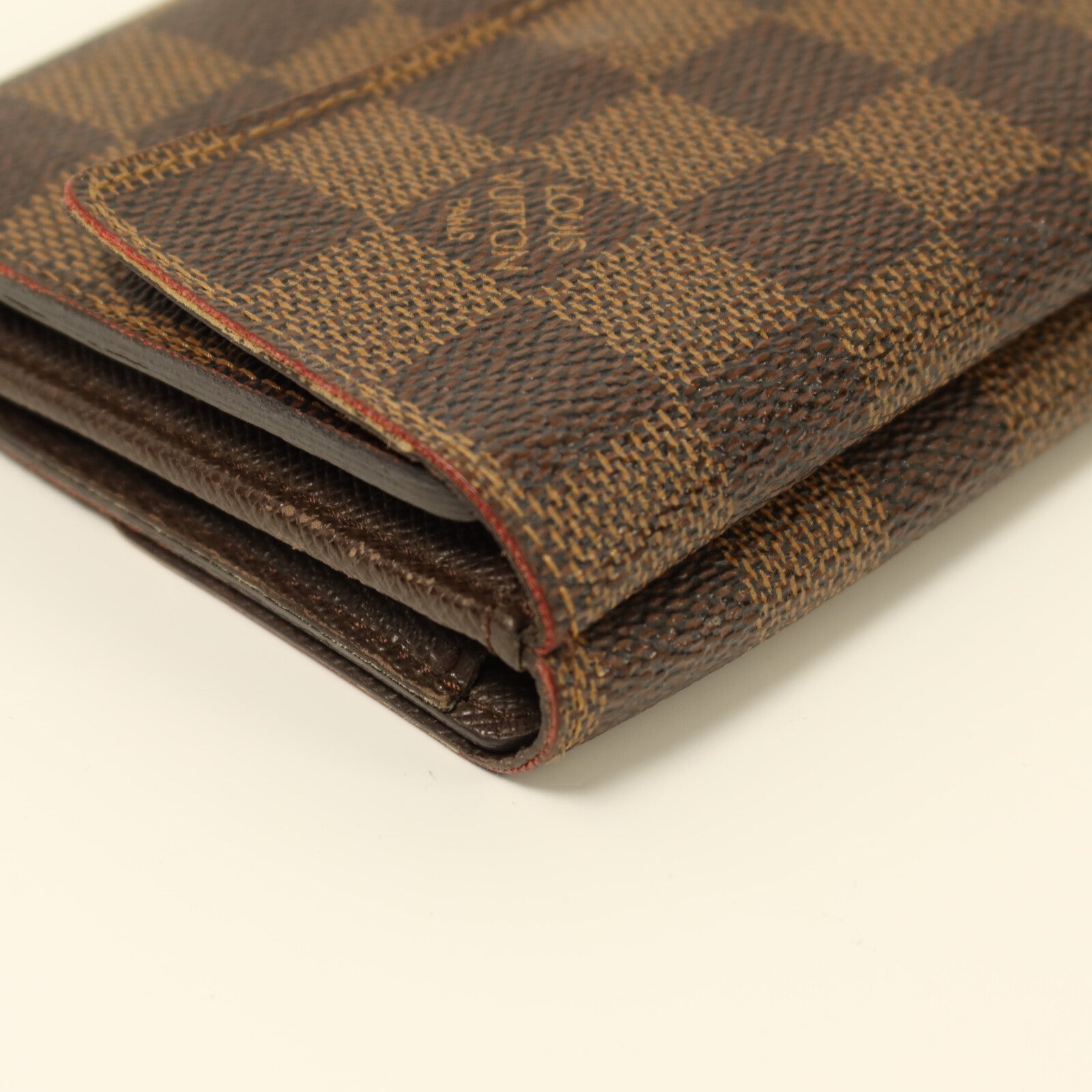 LOUIS VUITTON Damier Porte Monnaie Cartes Credit金扣錢包