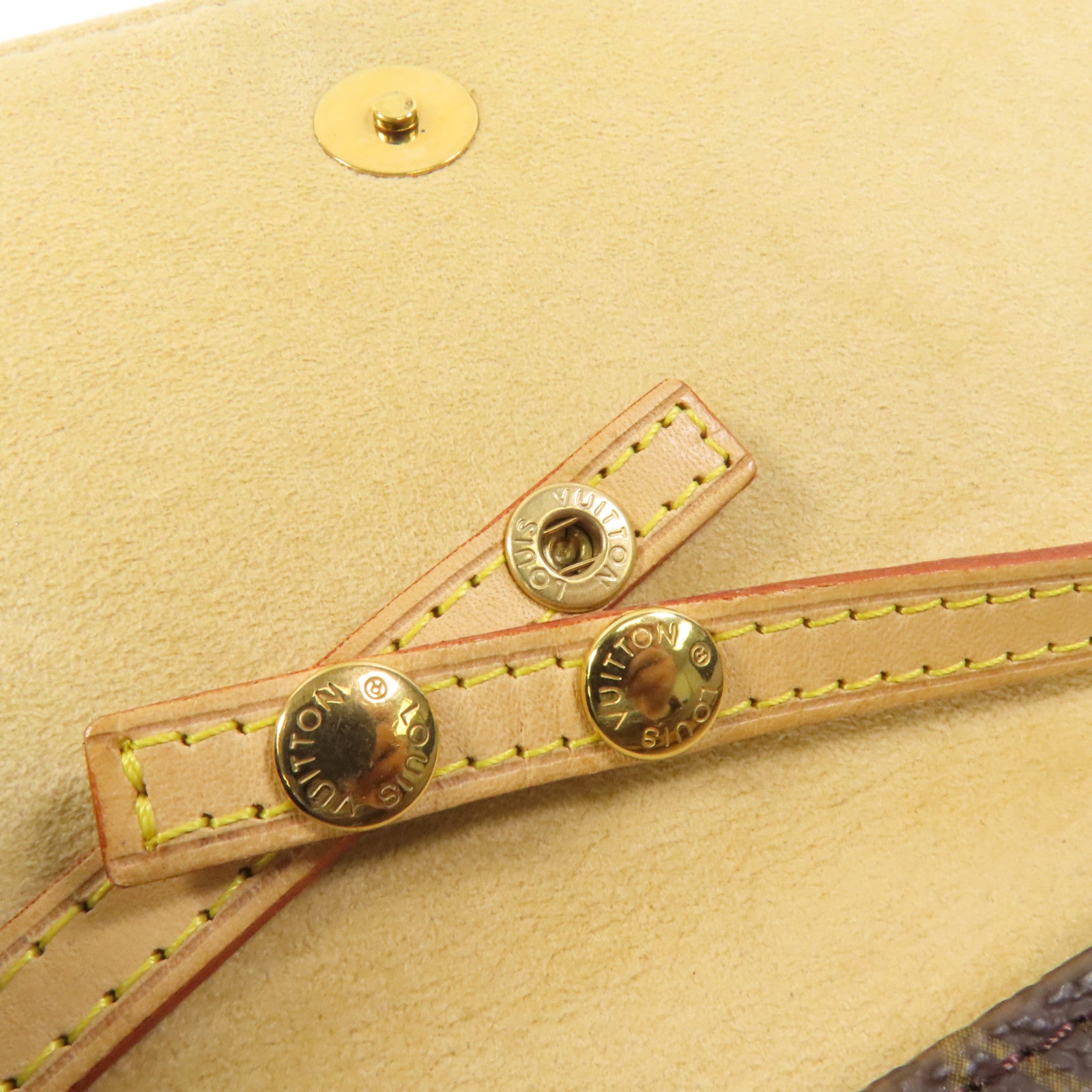 LOUIS VUITTON Monogram Pochette Twin GM金扣肩背袋