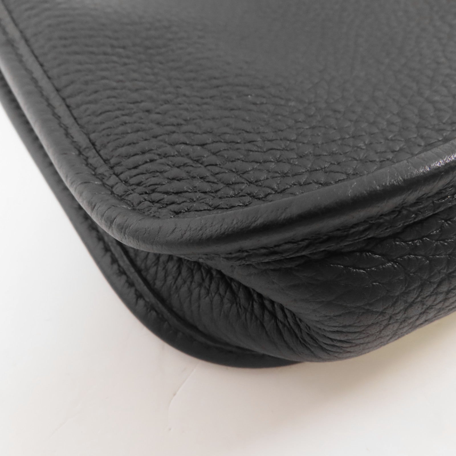 HERMES Clemence皮革Evelyne TPM銀扣肩背袋