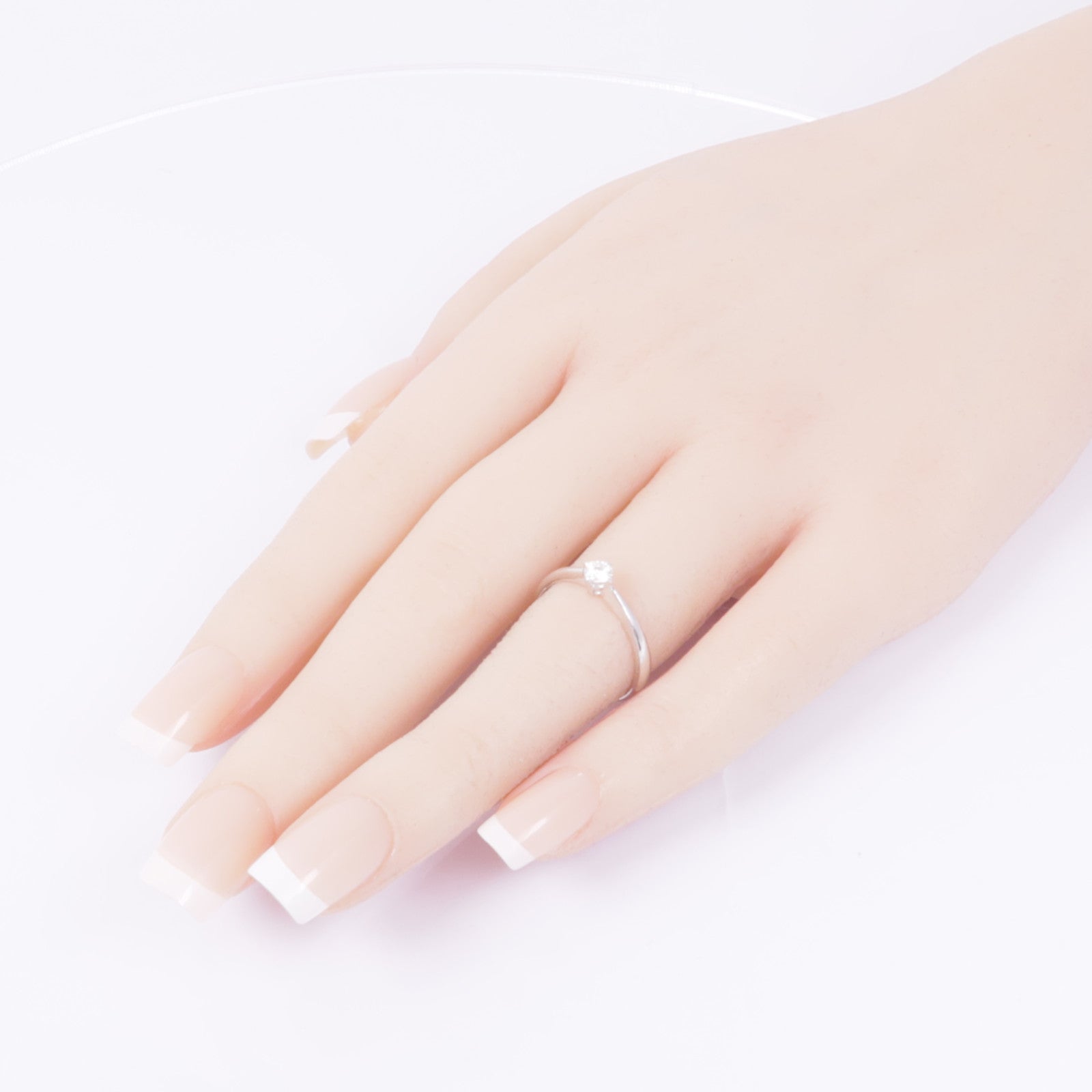 JEWELRY PT900鉑金Diamond Ring鑽石戒指US#5.75