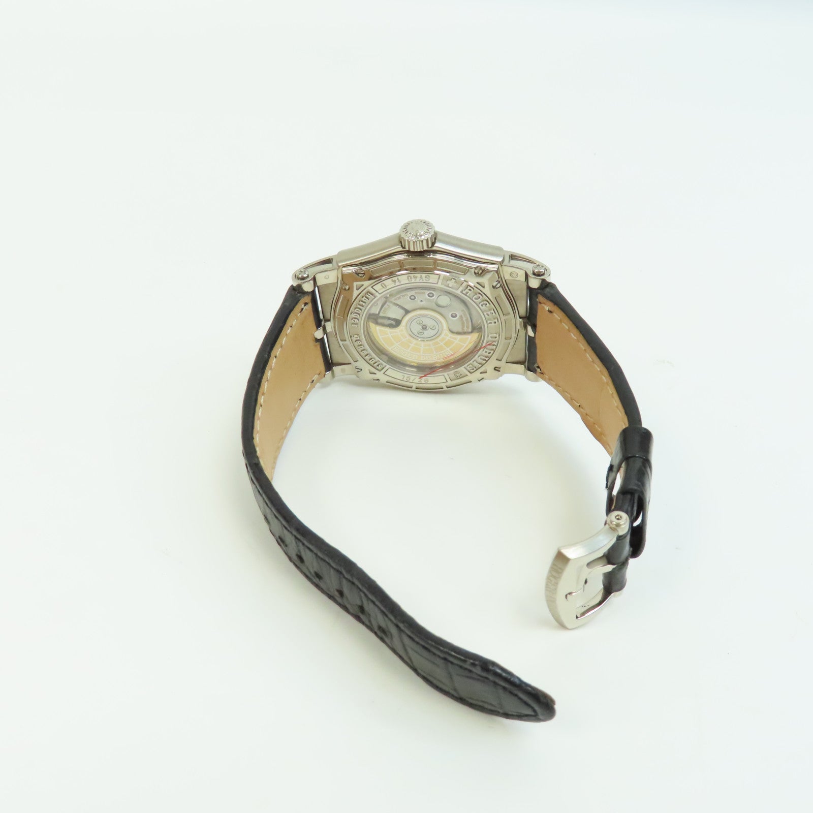ROGER DUBUIS Sympathie18K白金手錶自動機芯白色