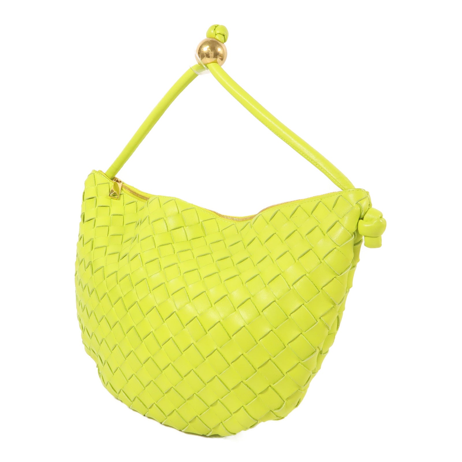 BOTTEGA VENETA 牛皮皮革Shoulder Bag金扣肩背袋