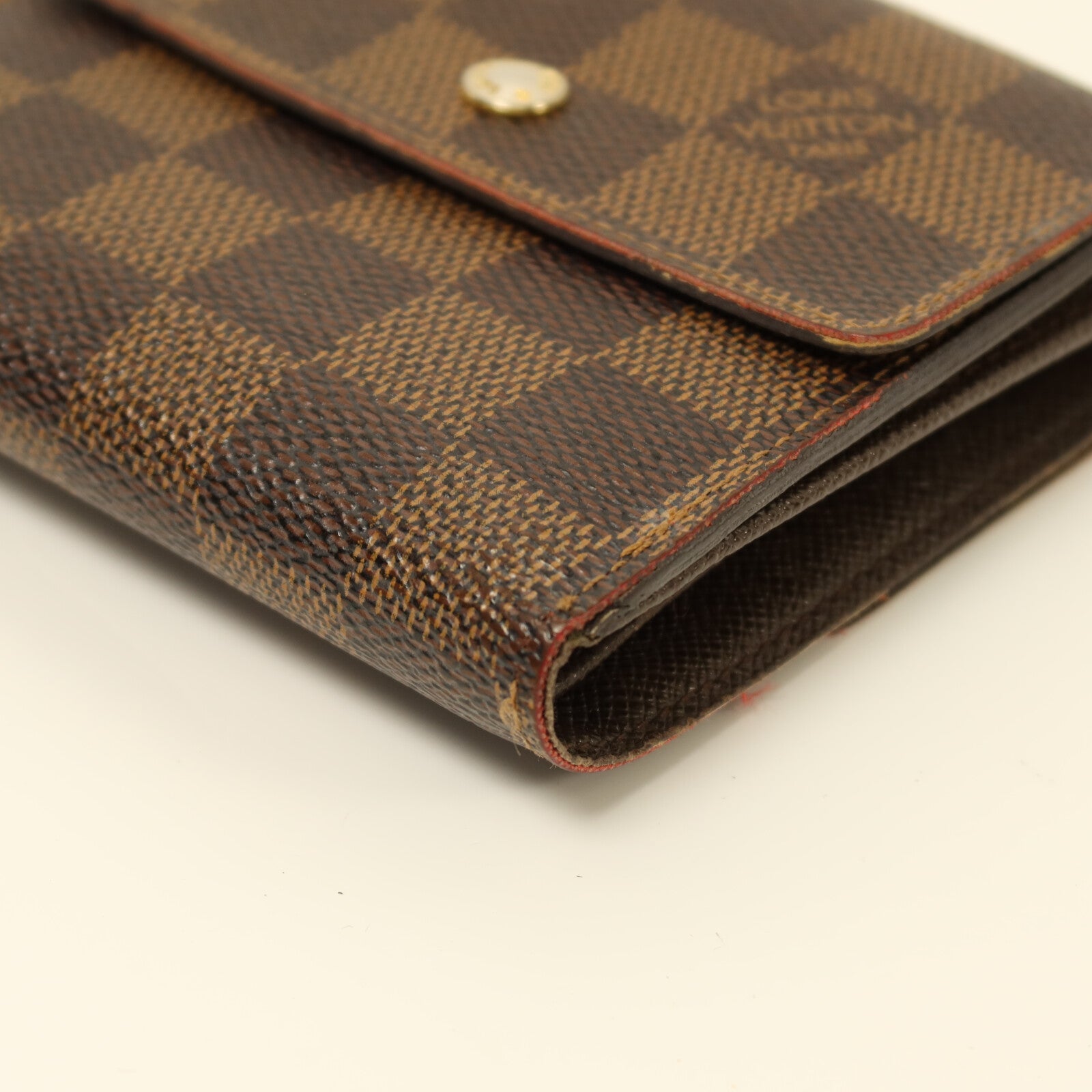 LOUIS VUITTON Damier Porte Monnaie Cartes Credit金扣錢包