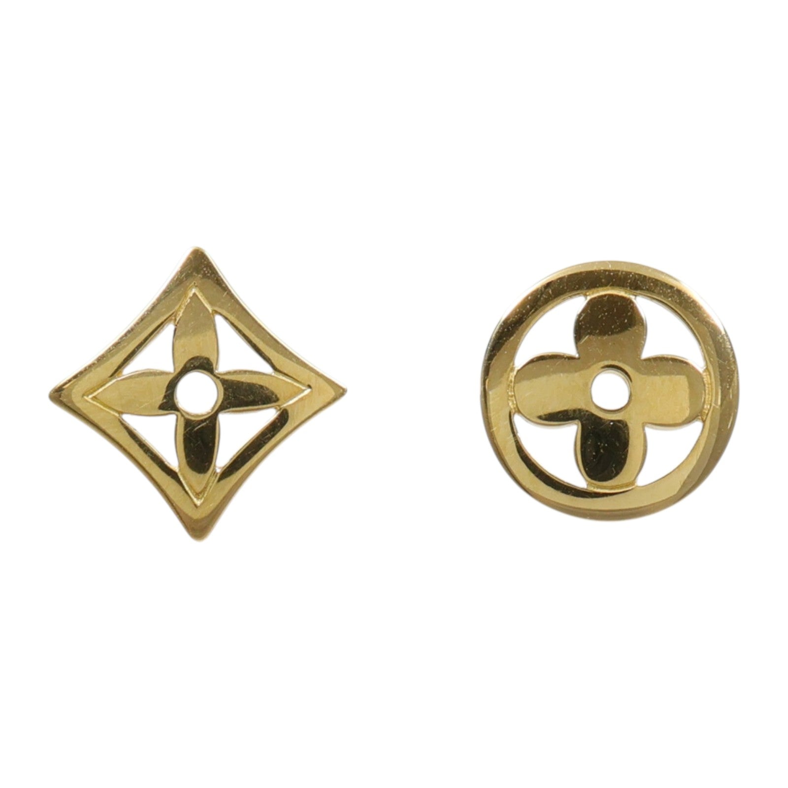 LOUIS VUITTON 18K黃金Resille Earrings耳環