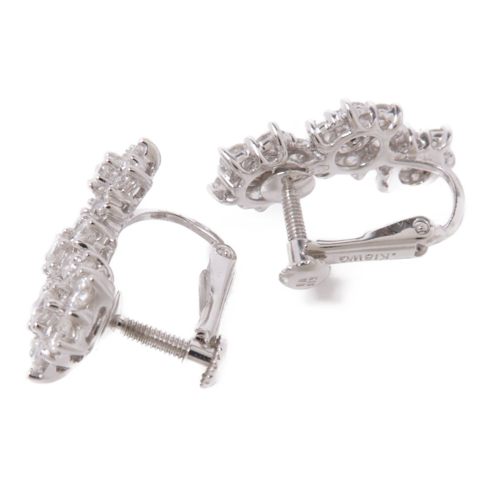 JEWELRY 18K白金Diamond  Earrings鑽石耳環