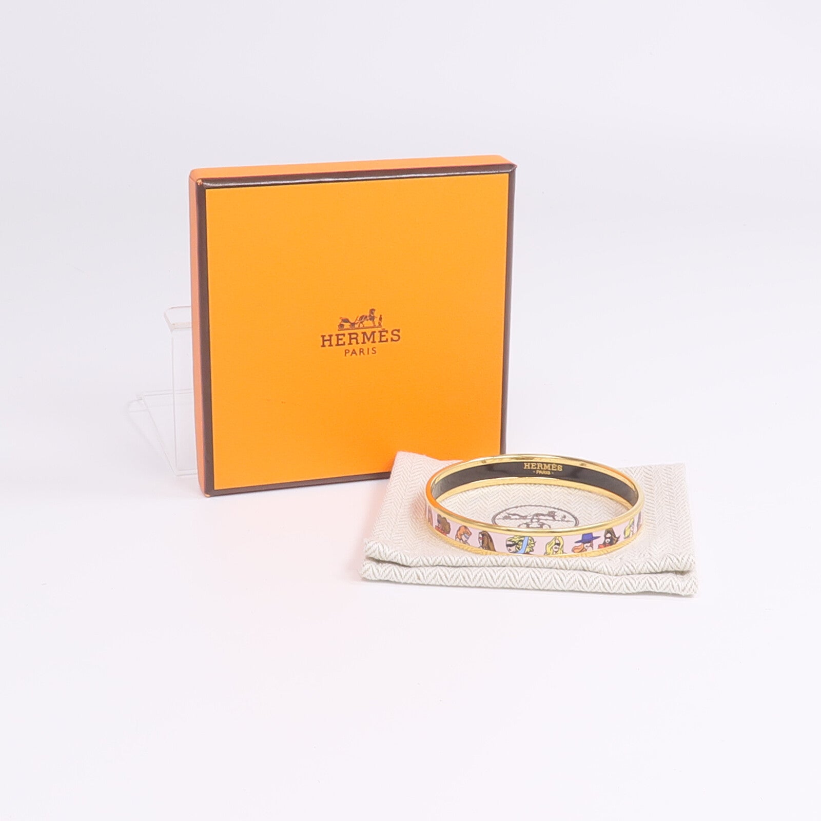 HERMES 金屬/琺瑯Hermes On The Beach Bangle手鐲