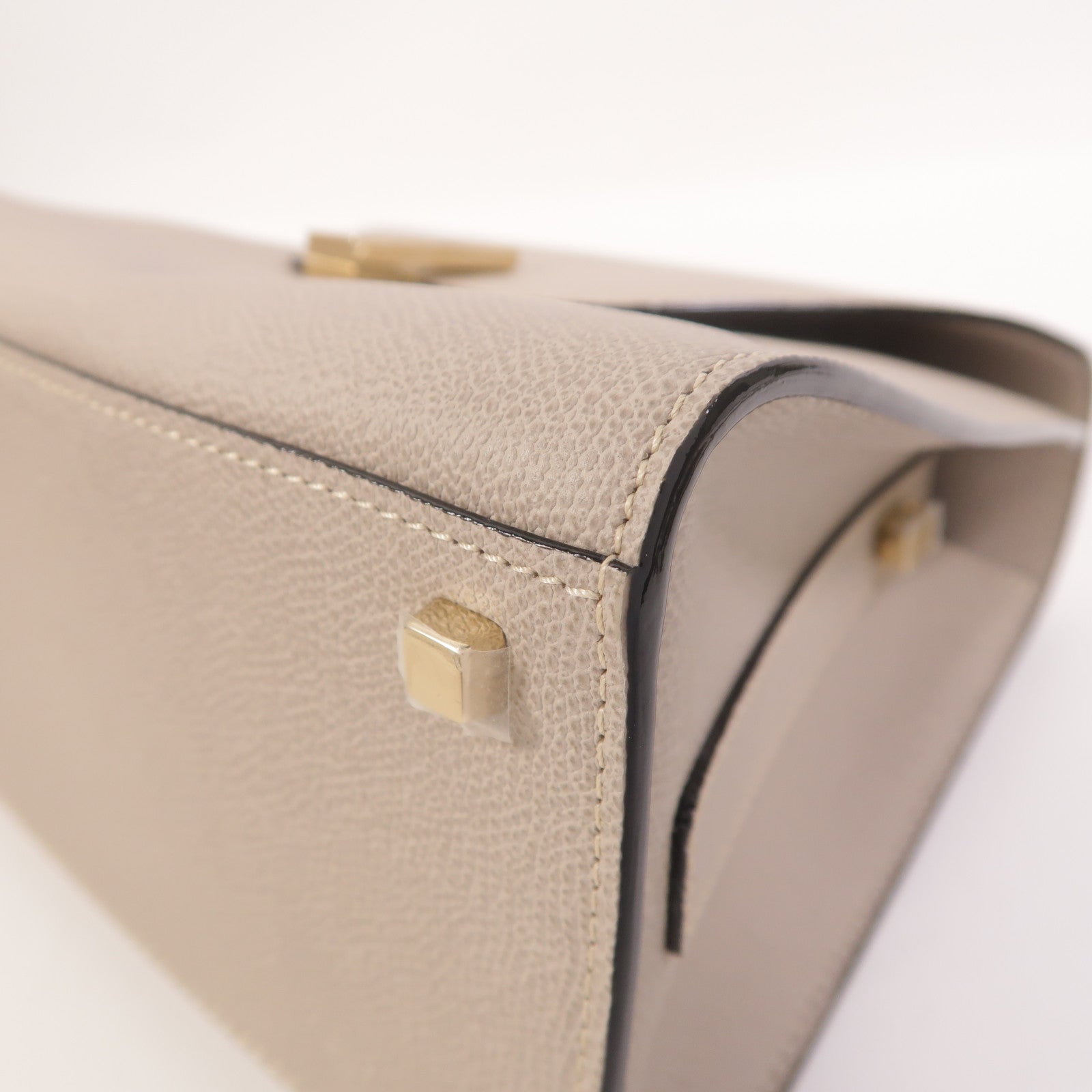 SELECTION 牛皮皮革Valextra Iside Top Handle Medium手挽肩背兩用袋