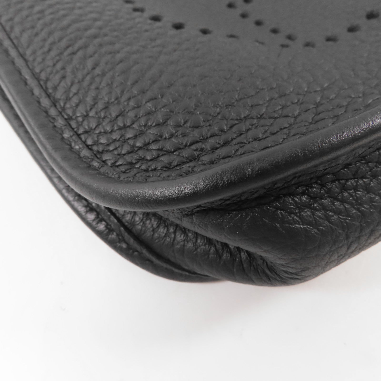 HERMES Clemence皮革Evelyne TPM銀扣肩背袋