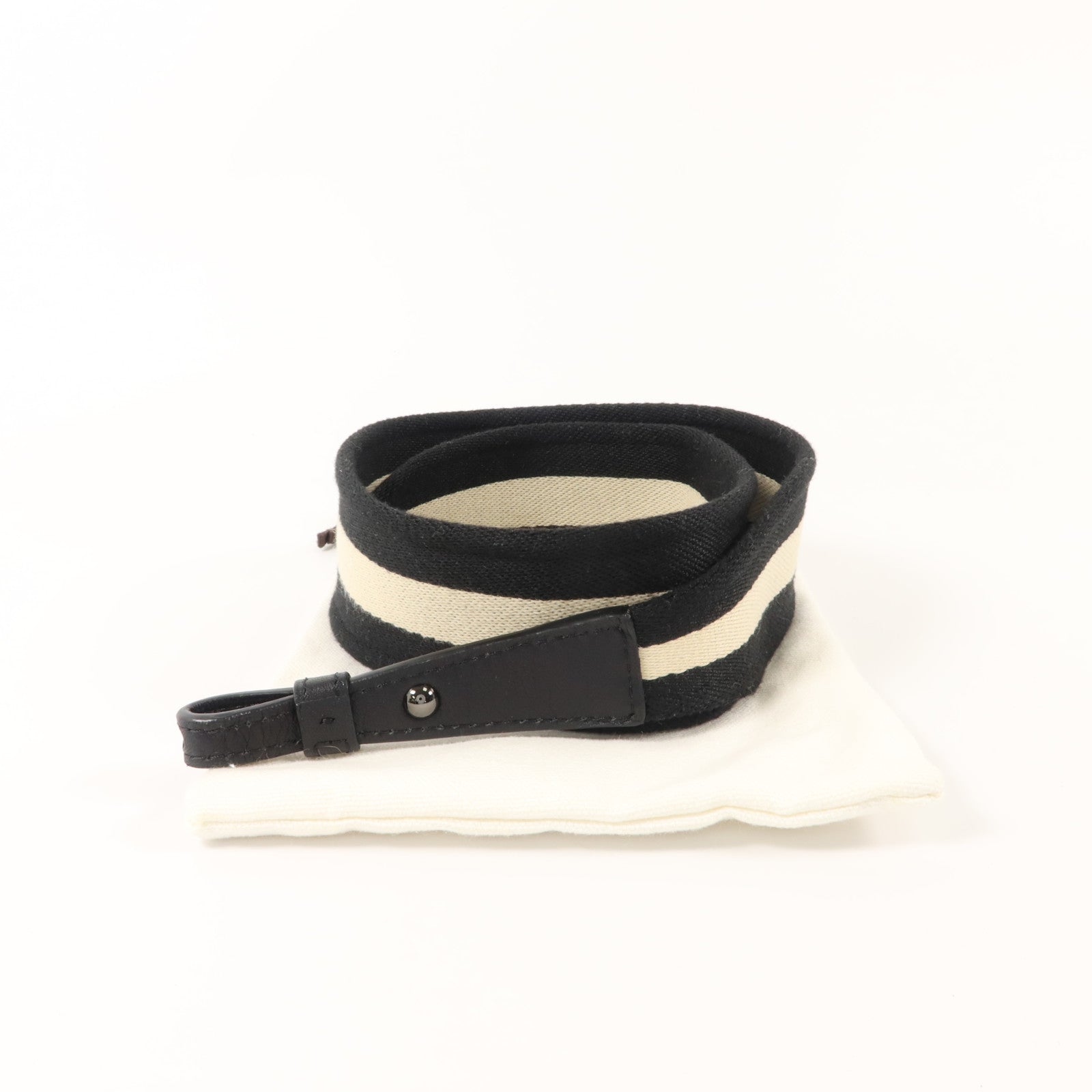 Delvaux 帆布/牛皮皮革Shoulder Strap肩帶