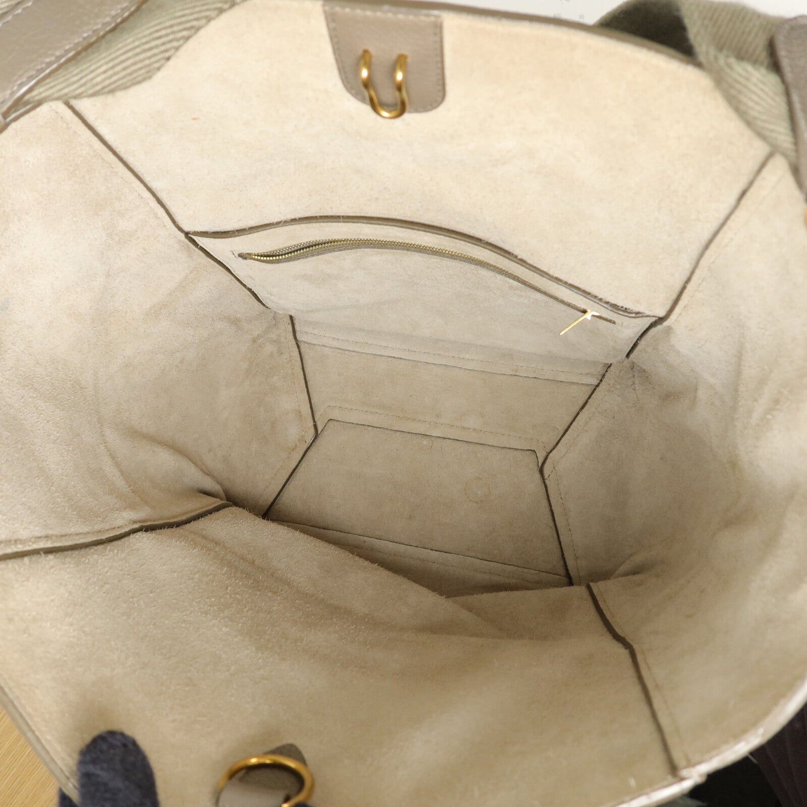 CELINE 牛皮皮革Sangle Bucket Large手挽袋