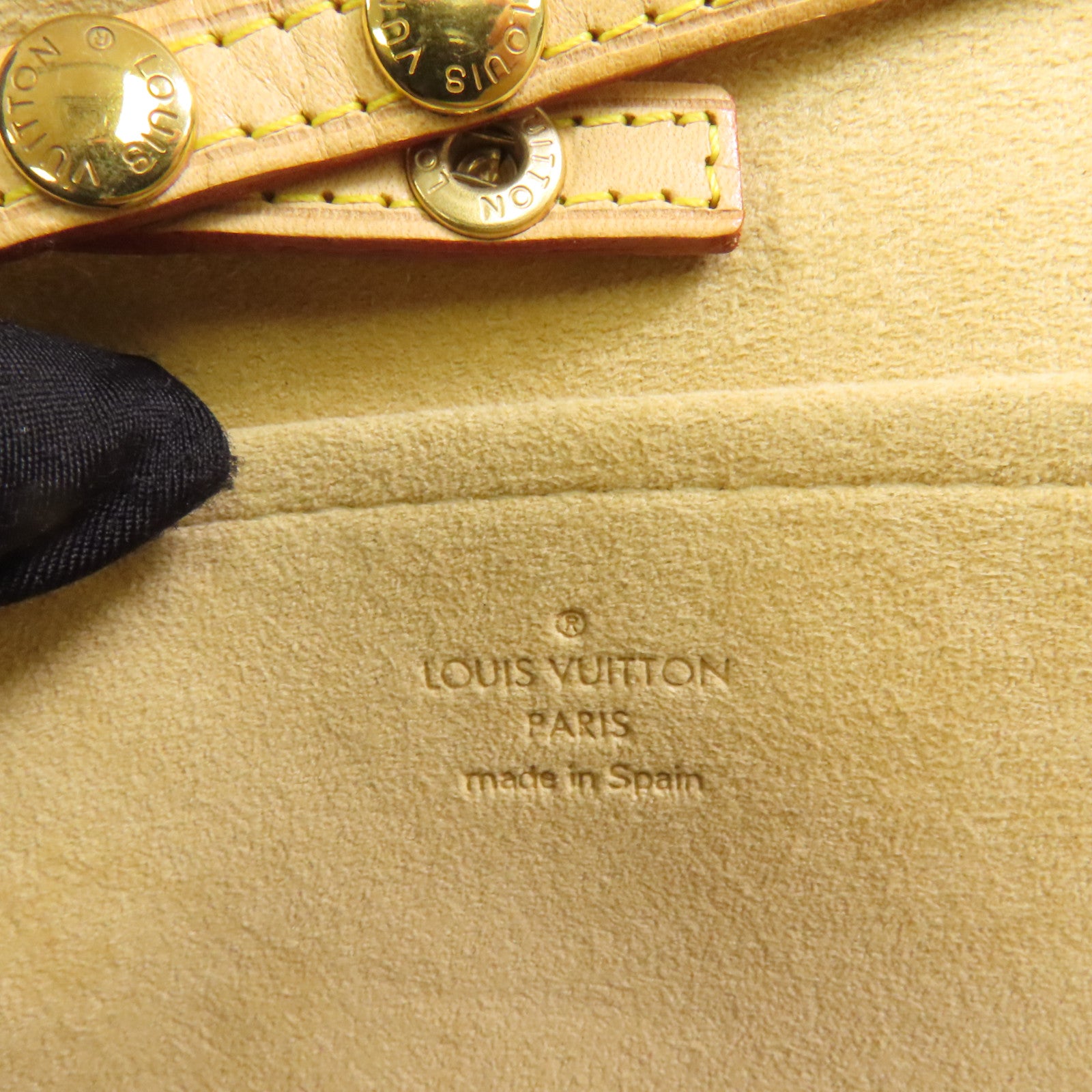 LOUIS VUITTON Monogram Pochette Twin GM金扣肩背袋