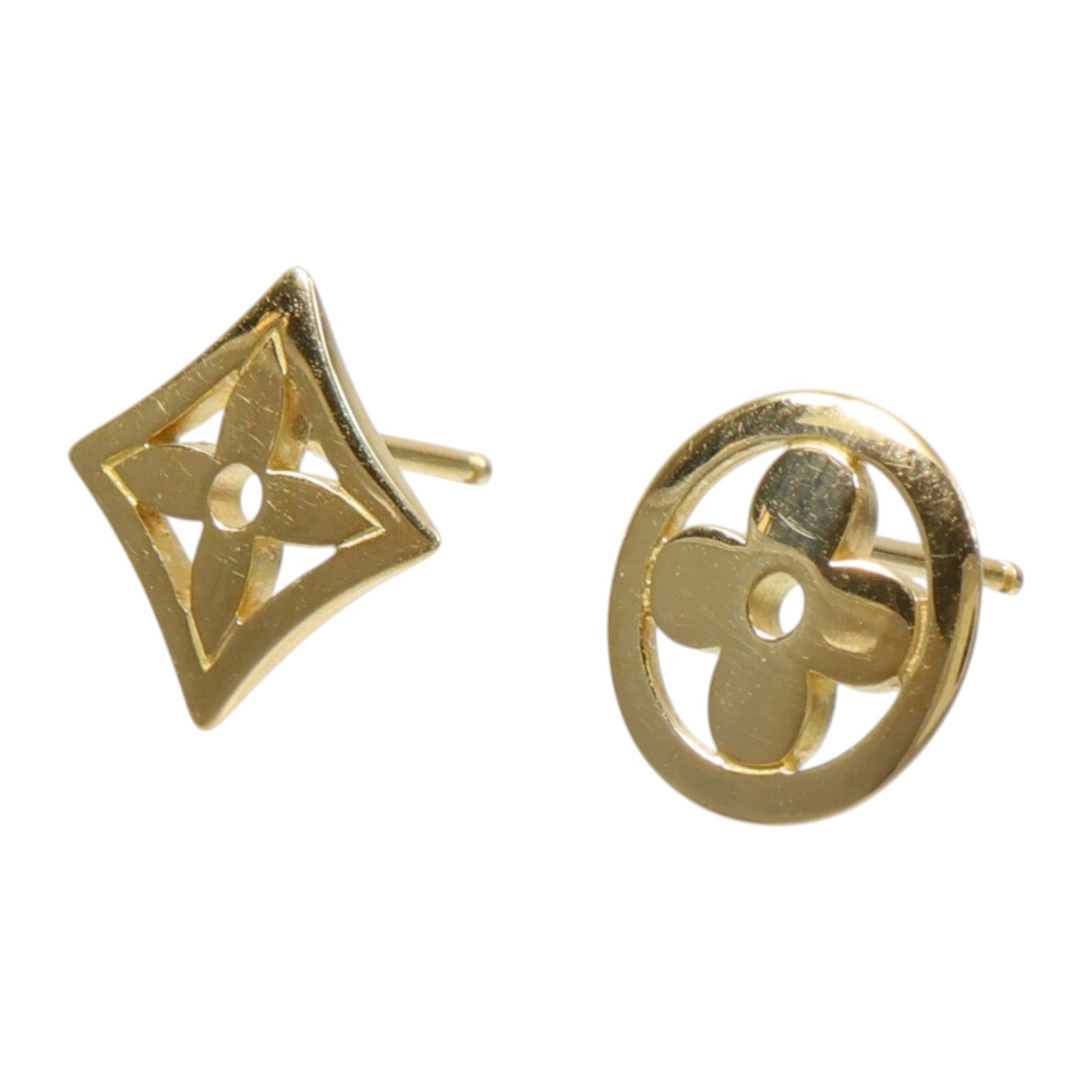 LOUIS VUITTON 18K黃金Resille Earrings耳環
