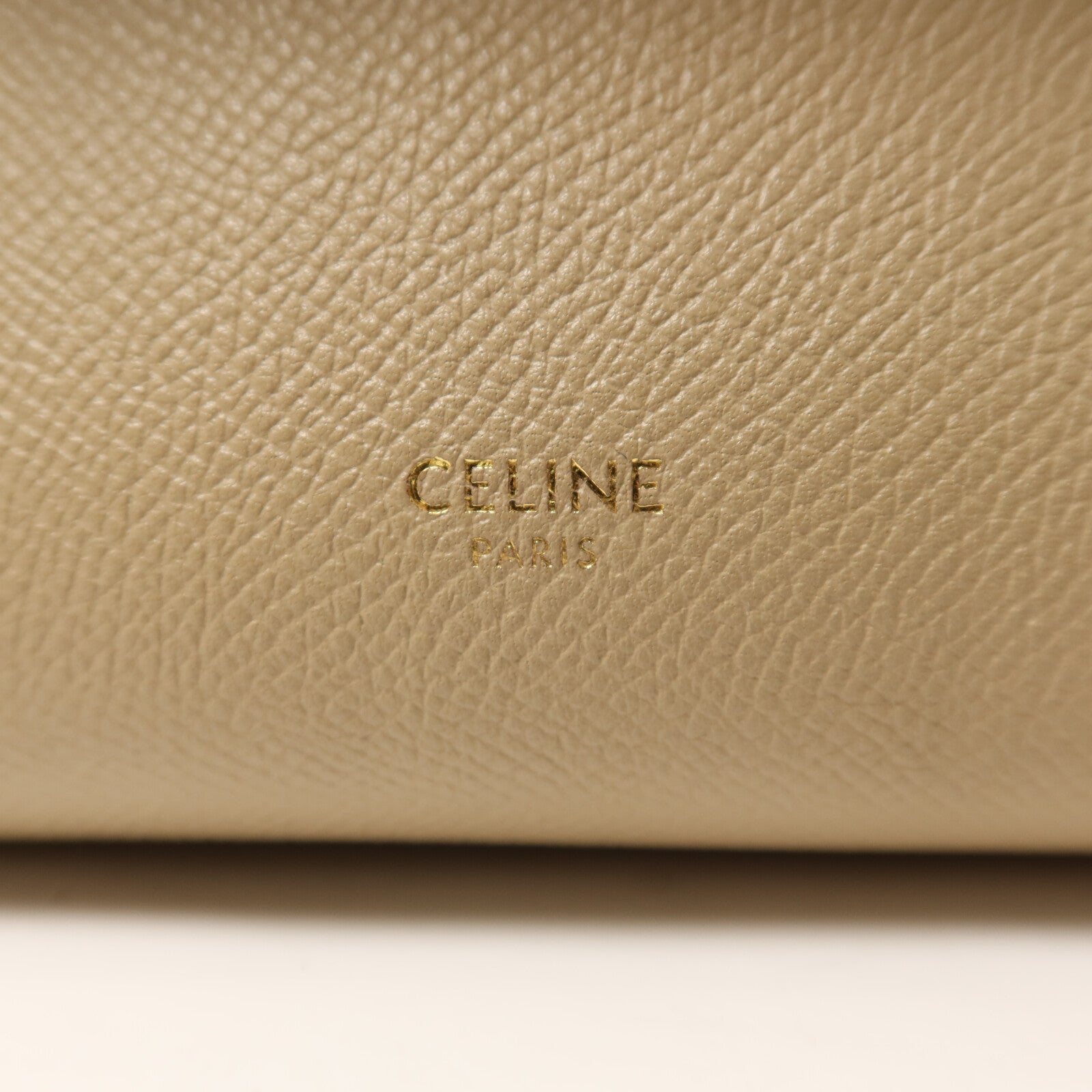 CELINE 牛皮皮革Micro Belt Bag金扣手挽肩背兩用袋