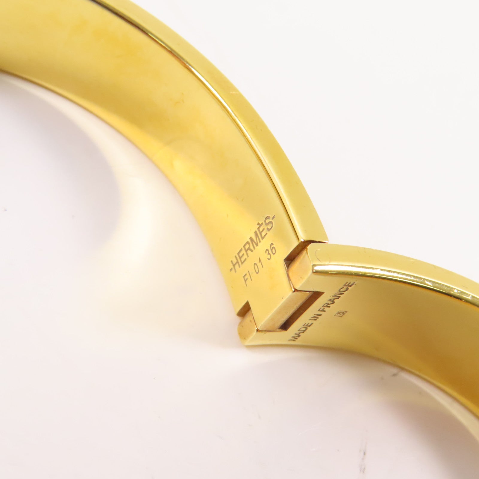 HERMES 金屬Clic H金扣手鐲