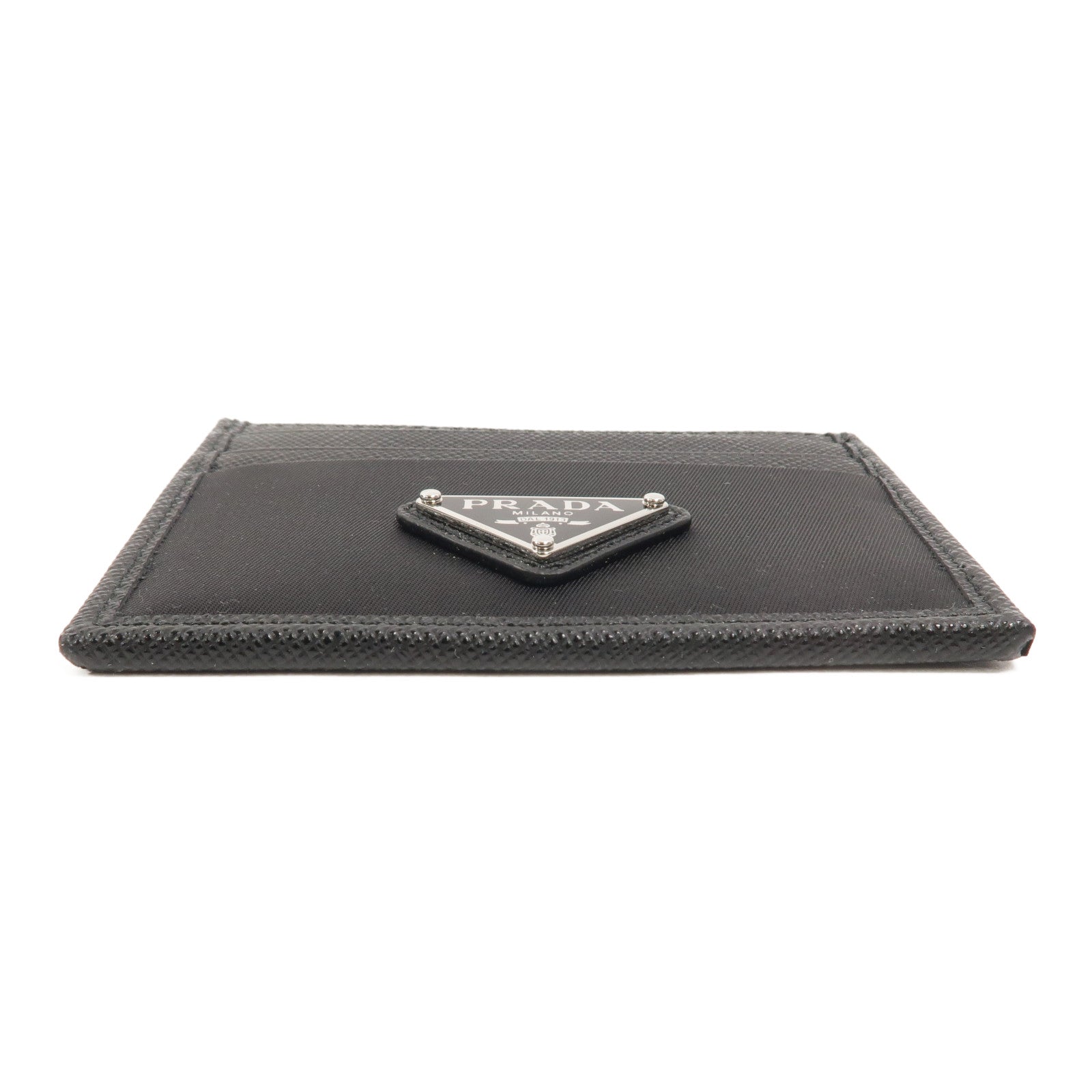 PRADA 尼龍/皮革Re-Nylon & Saffiano Leather Card Holder卡片套