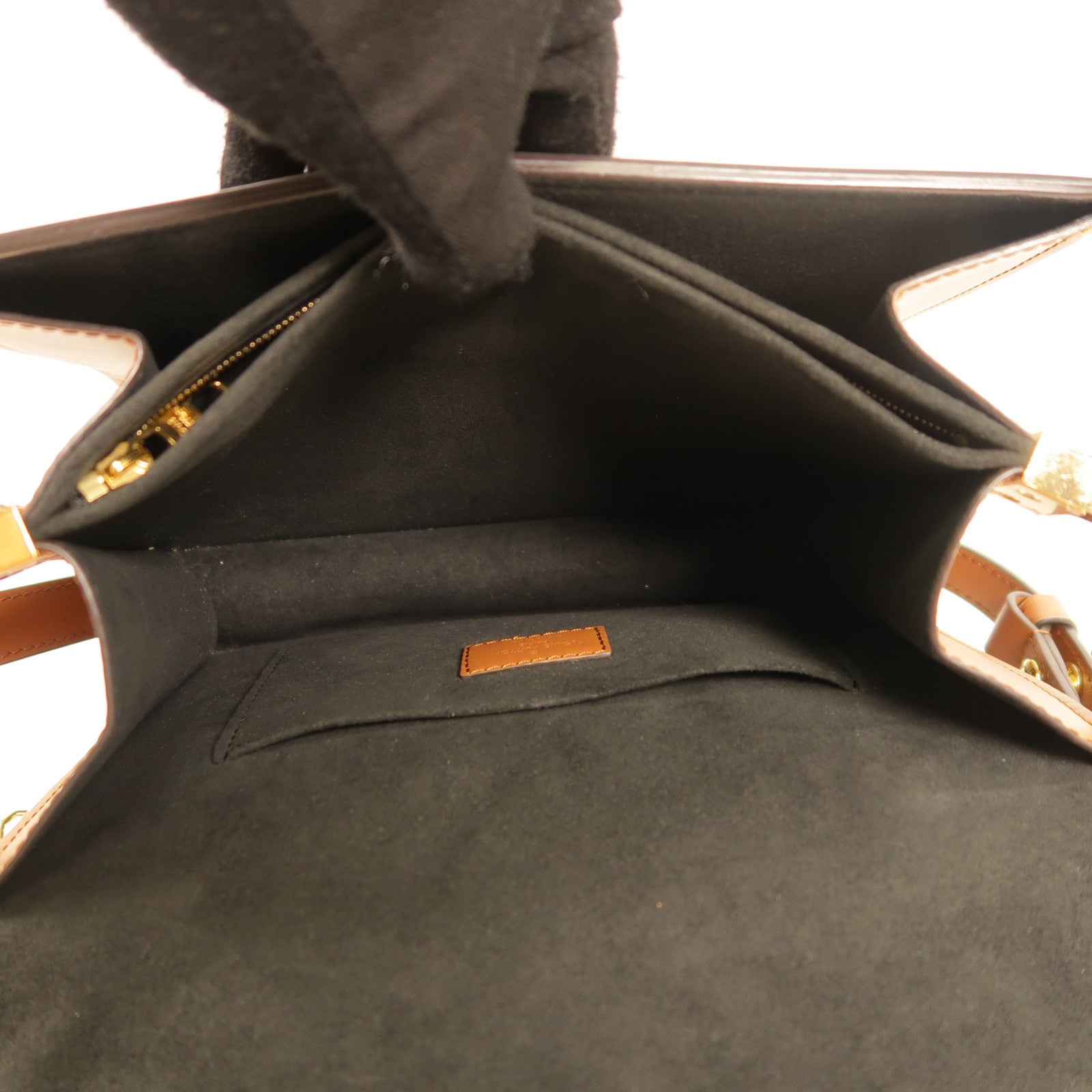 LOUIS VUITTON Monogram Reverse Dauphine MM金扣肩背袋