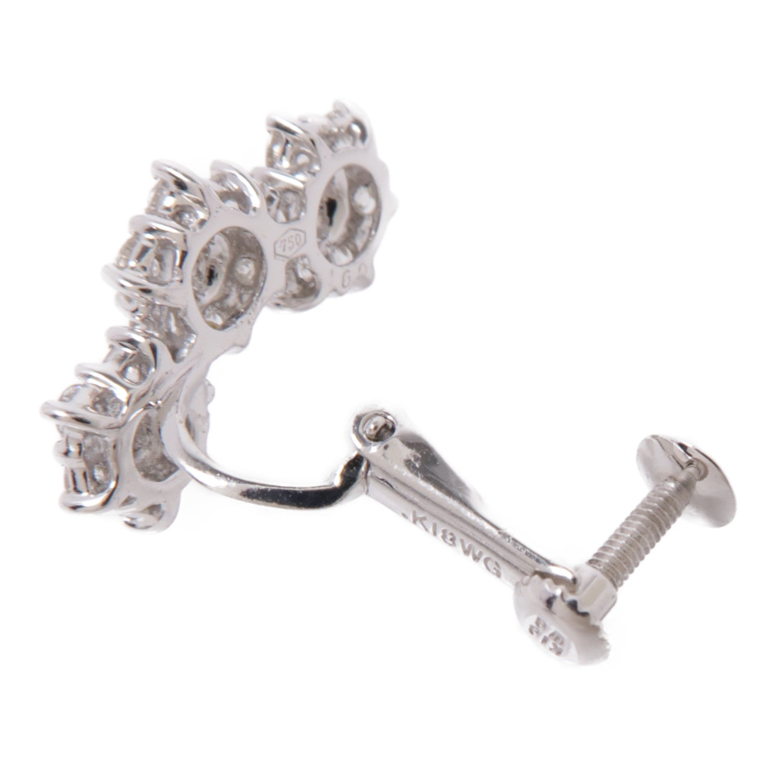JEWELRY 18K白金Diamond  Earrings鑽石耳環