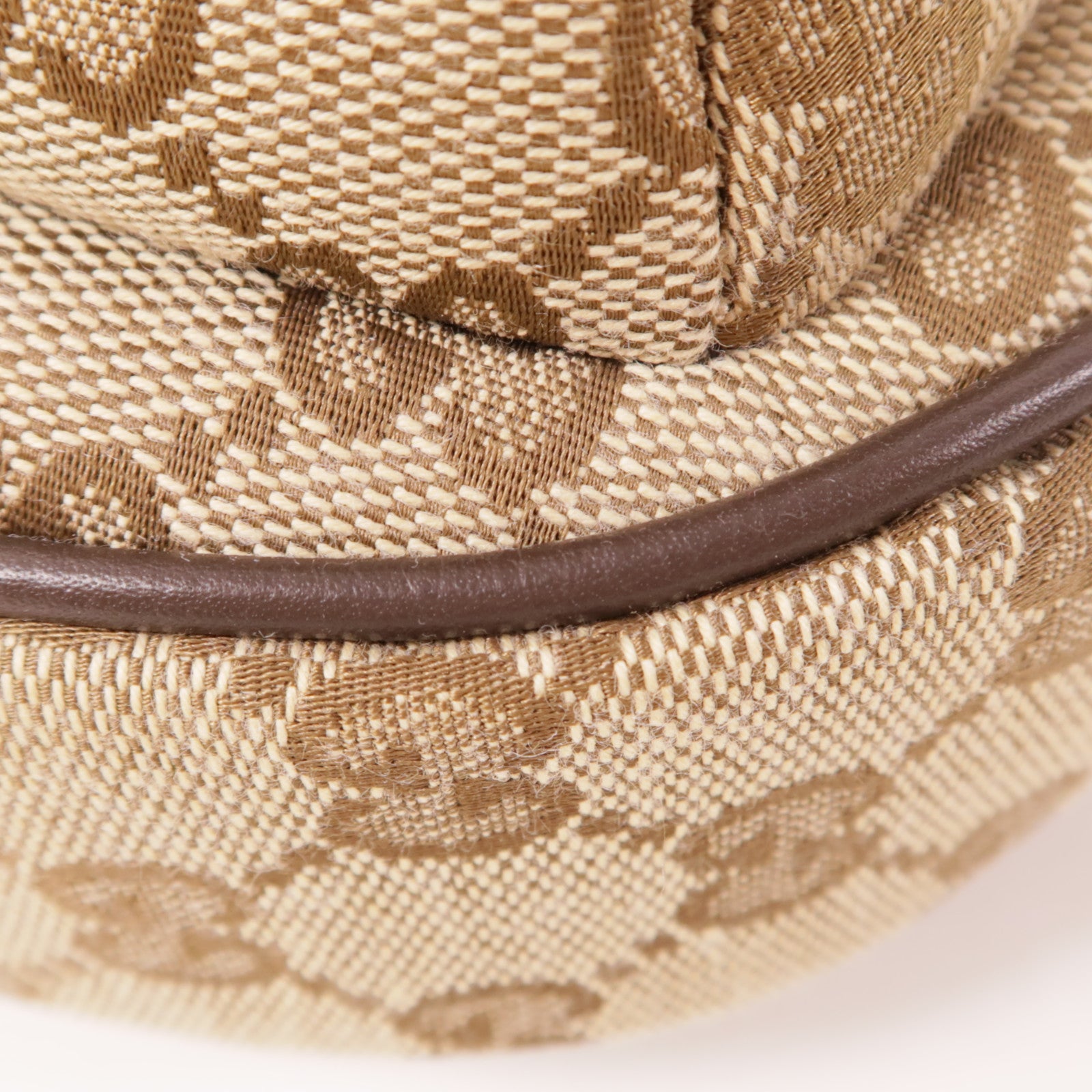 GUCCI GG SHW Shoulder Bag Canvas Brown 802096 FADUK