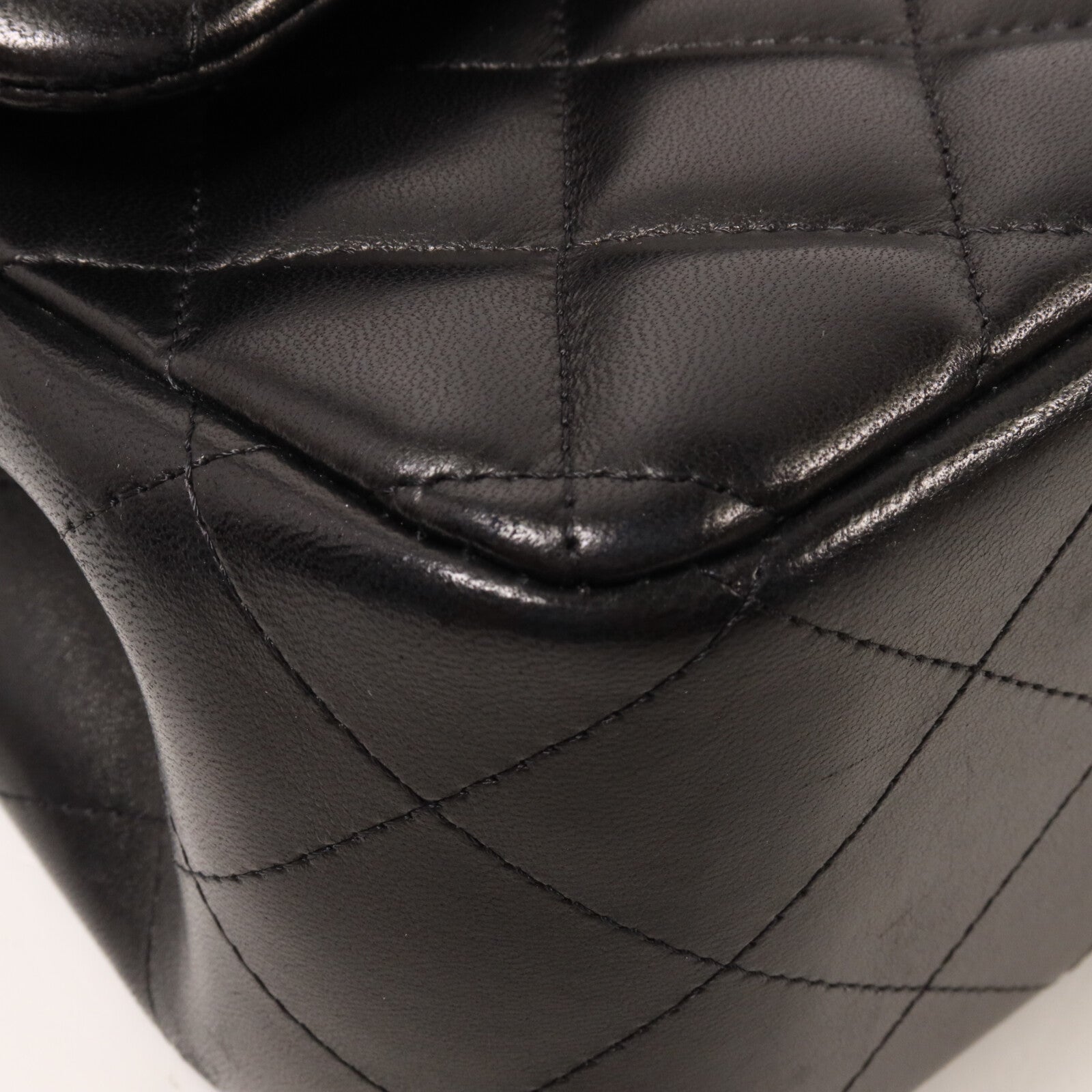 CHANEL 羊皮皮革Large Classic鏈帶肩背袋
