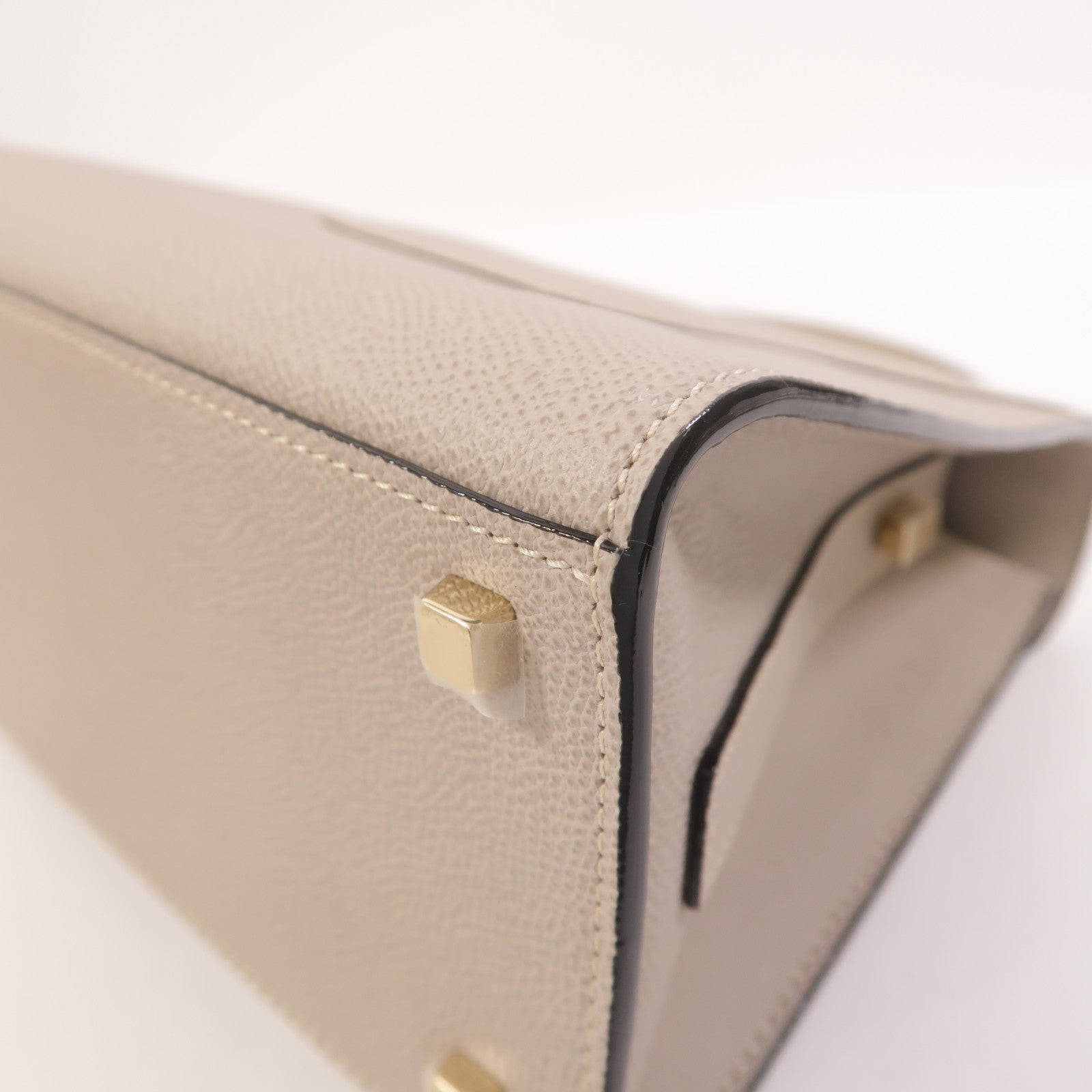 SELECTION 牛皮皮革Valextra Iside Top Handle Medium手挽肩背兩用袋