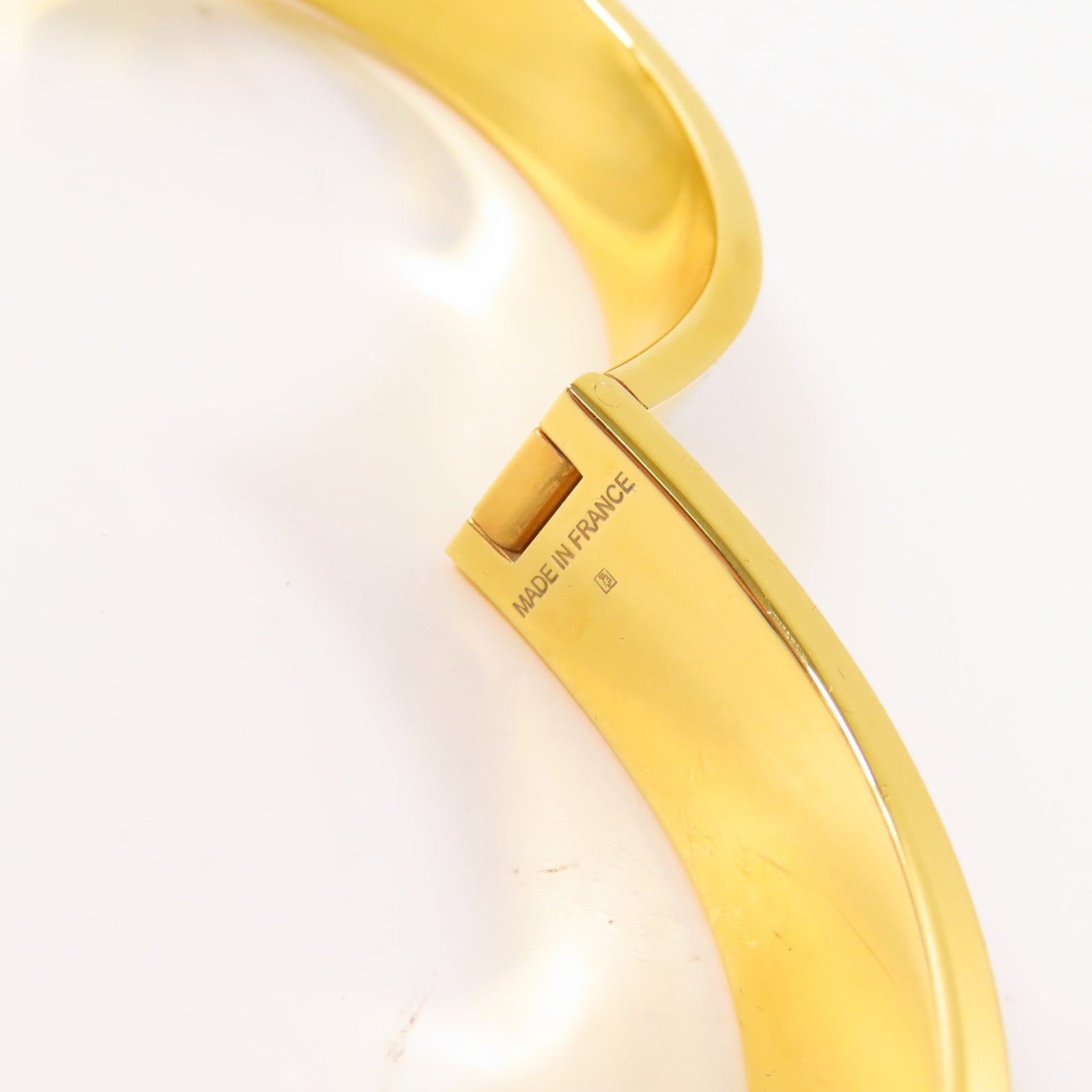HERMES 金屬Clic H金扣手鐲