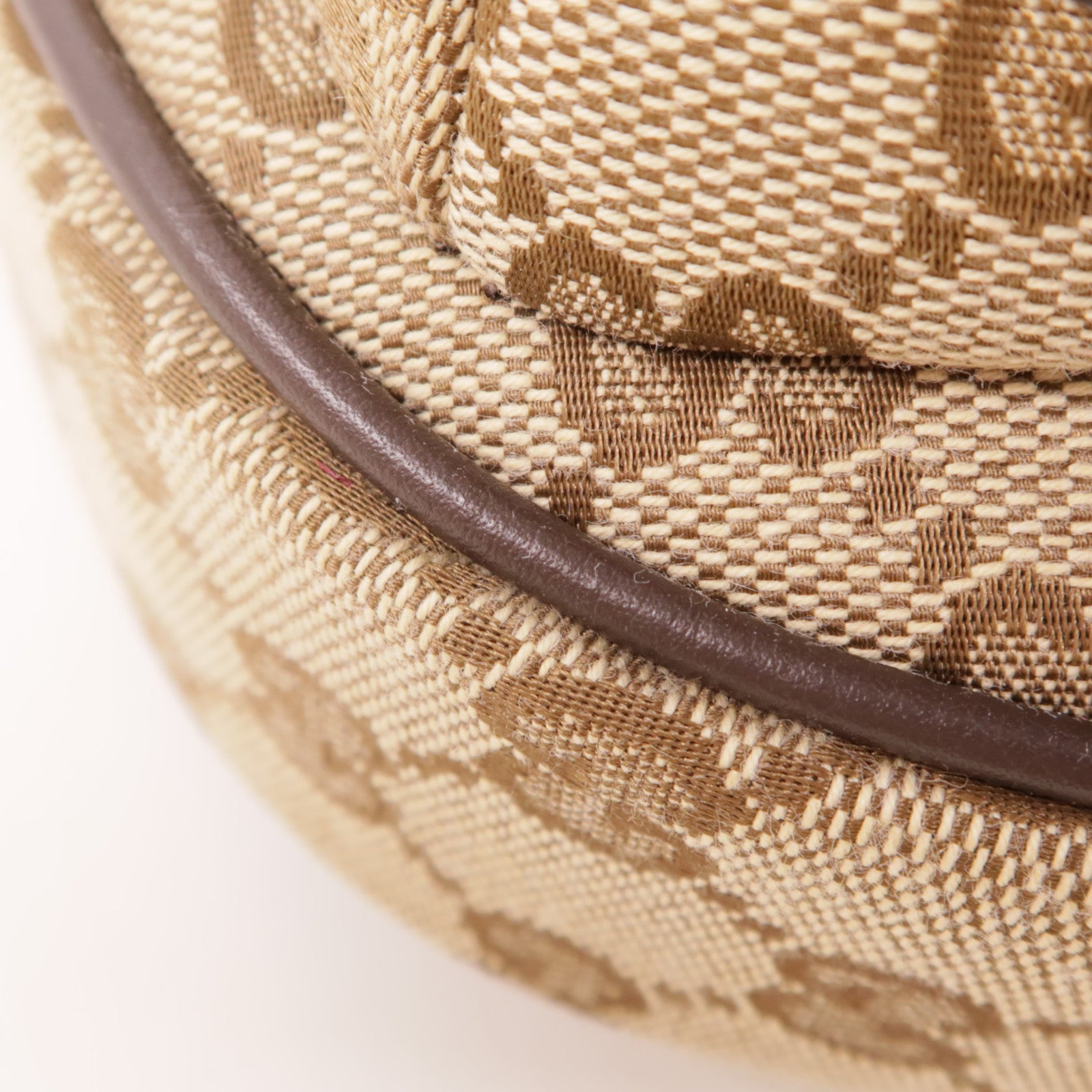 GUCCI GG SHW Shoulder Bag Canvas Brown 802096 FADUK