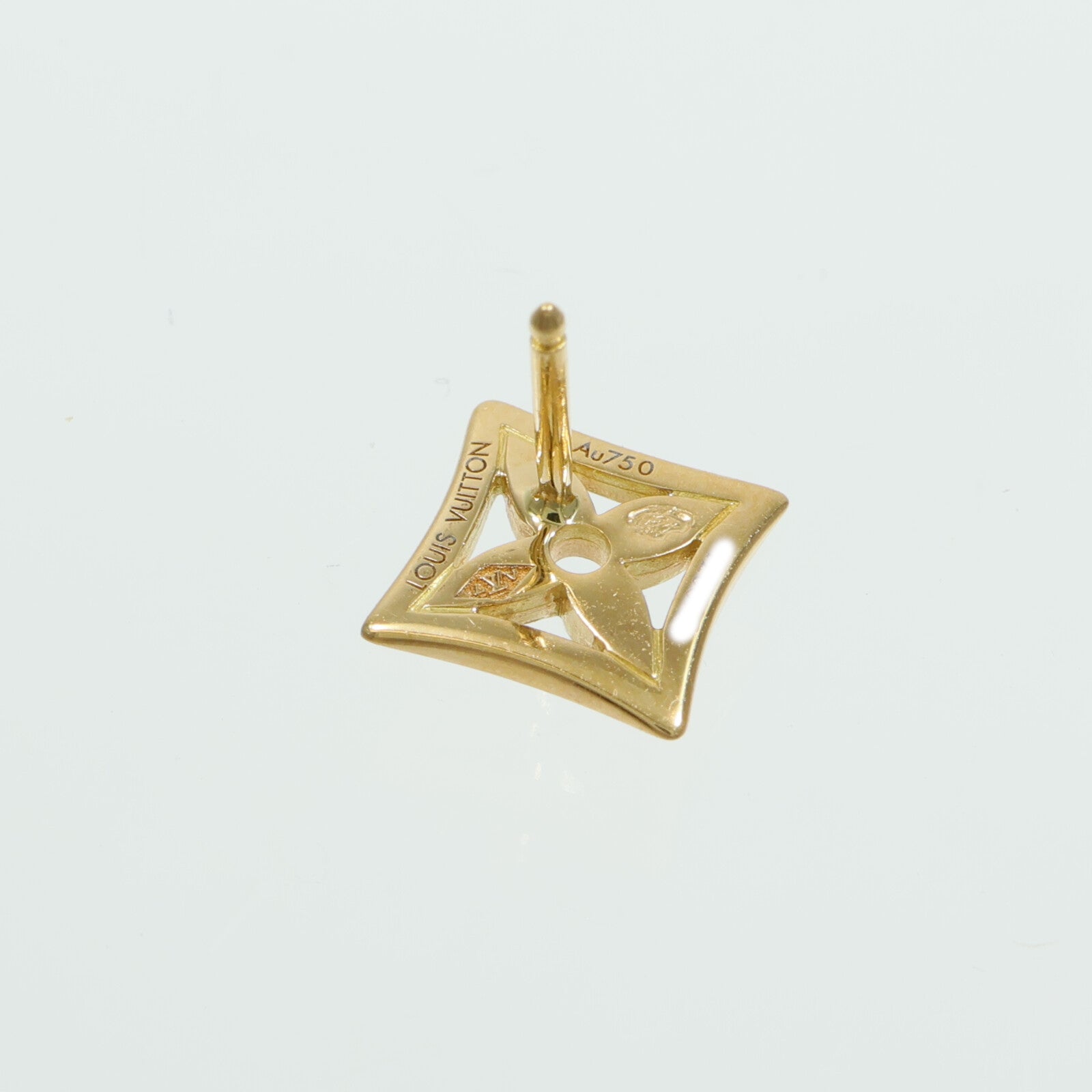 LOUIS VUITTON 18K黃金Resille Earrings耳環