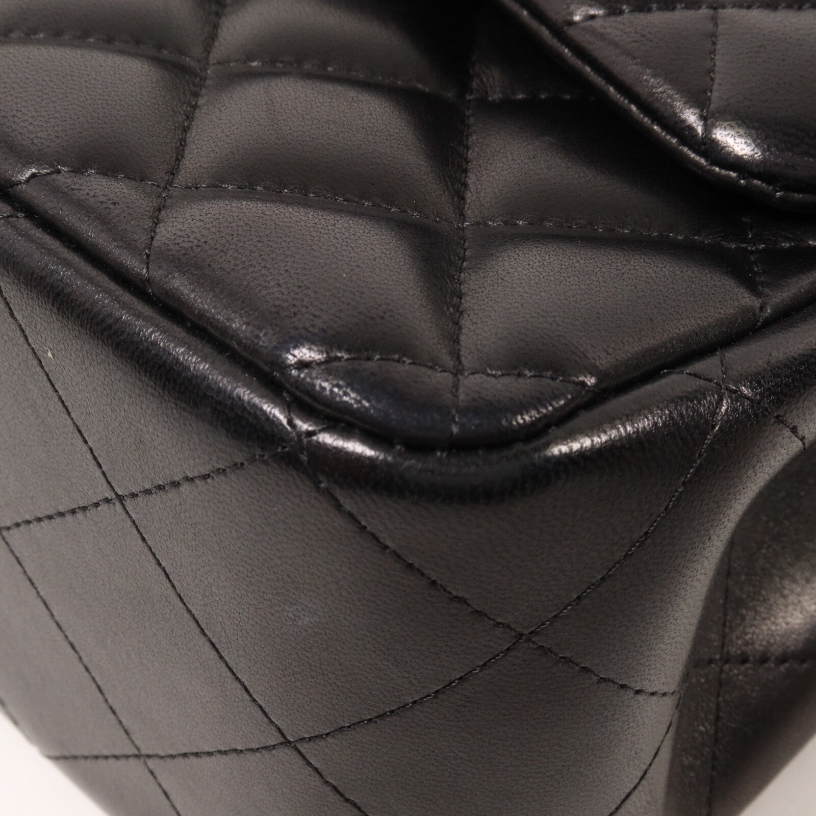 CHANEL 羊皮皮革Large Classic鏈帶肩背袋