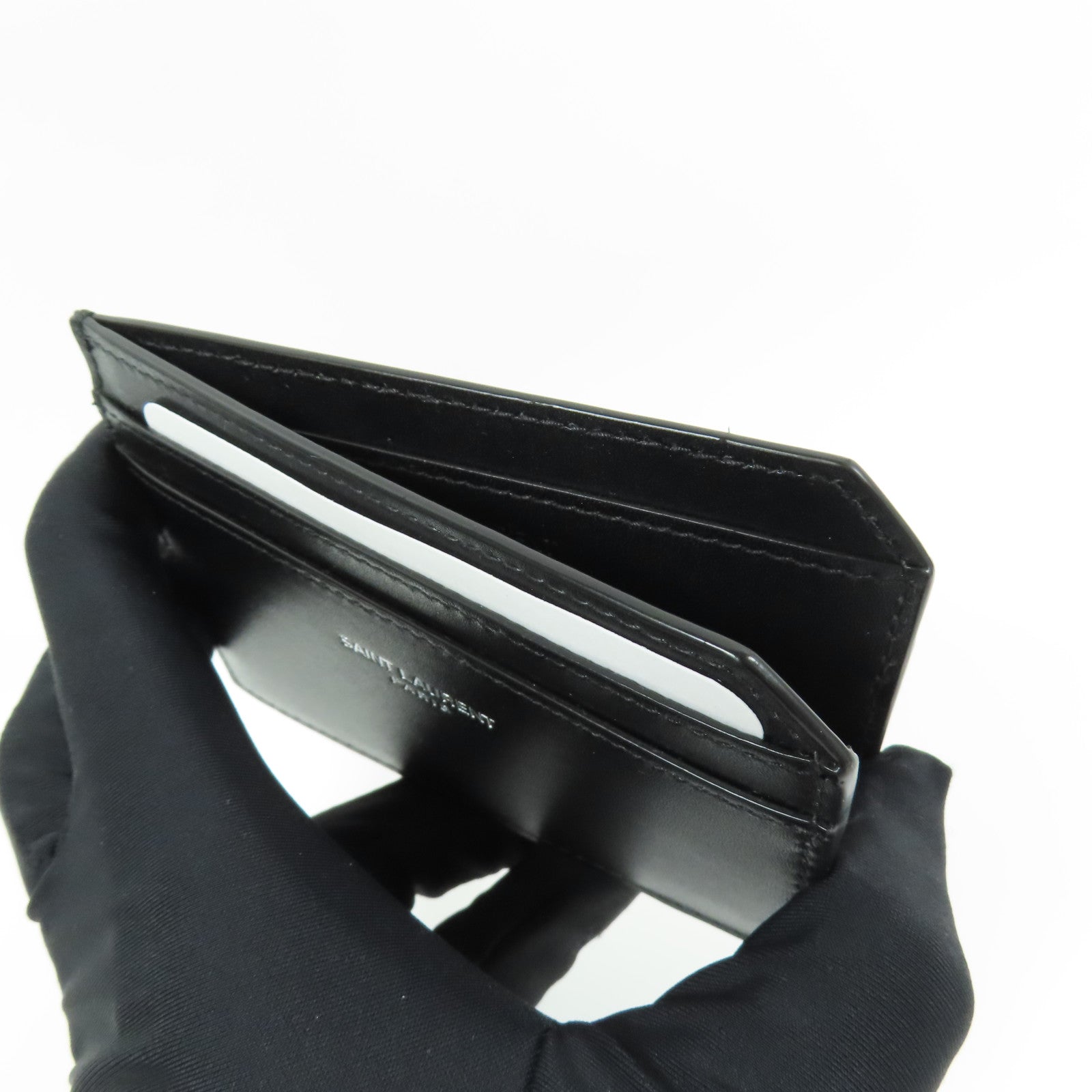 SAINT LAURENT 皮革Card Holder卡片套