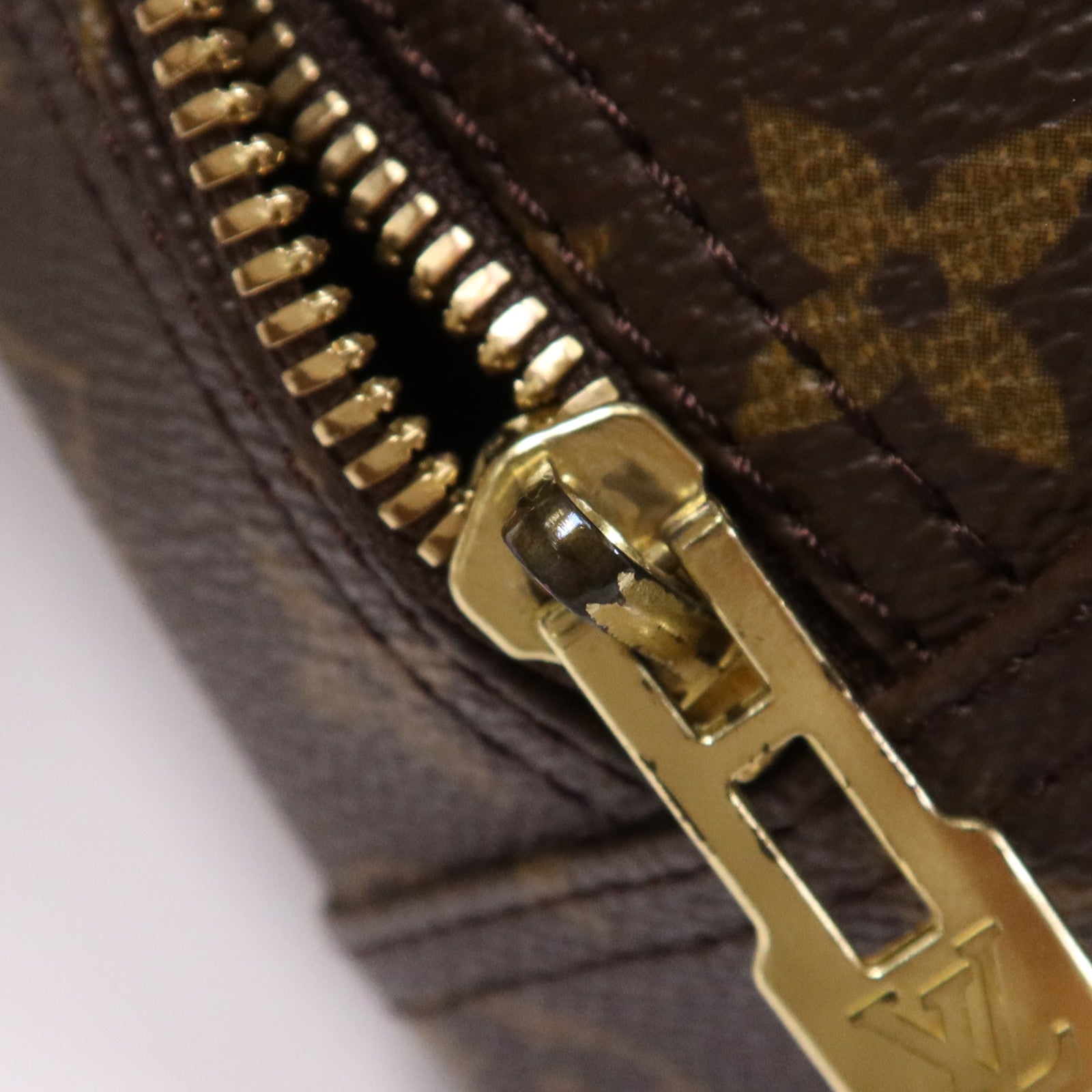 LOUIS VUITTON Monogram Trouville金扣手挽袋