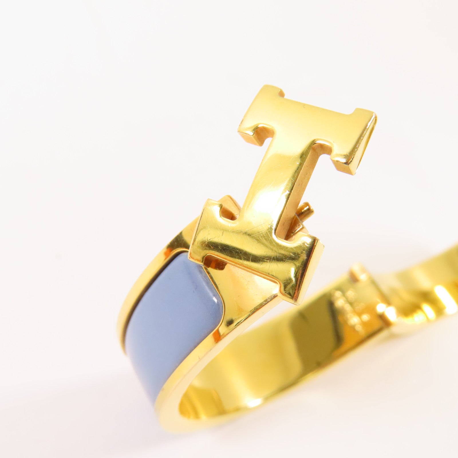 HERMES 金屬Clic H金扣手鐲